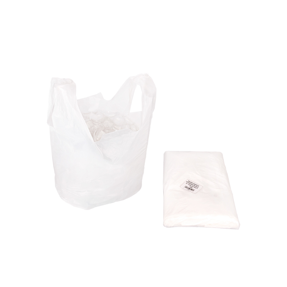 BOLSAS CAMISETA REFORZADA BLANCA 50*70CM A/D MULTI *PAQ