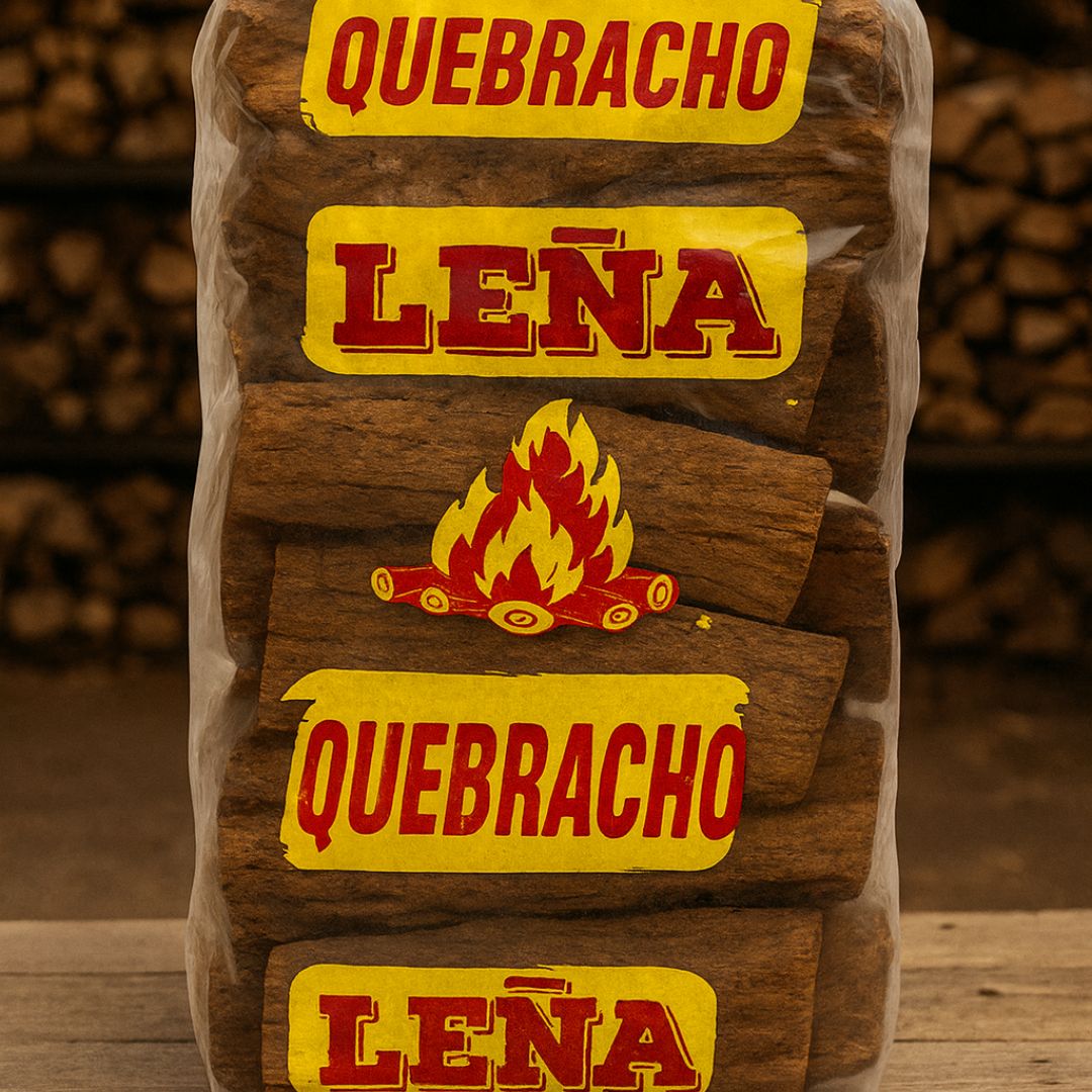 BOLSAS LEÑA QUEBRACHO POLIETILENO 7KG (35*65CM) REFORZADA MELLI *100UNID