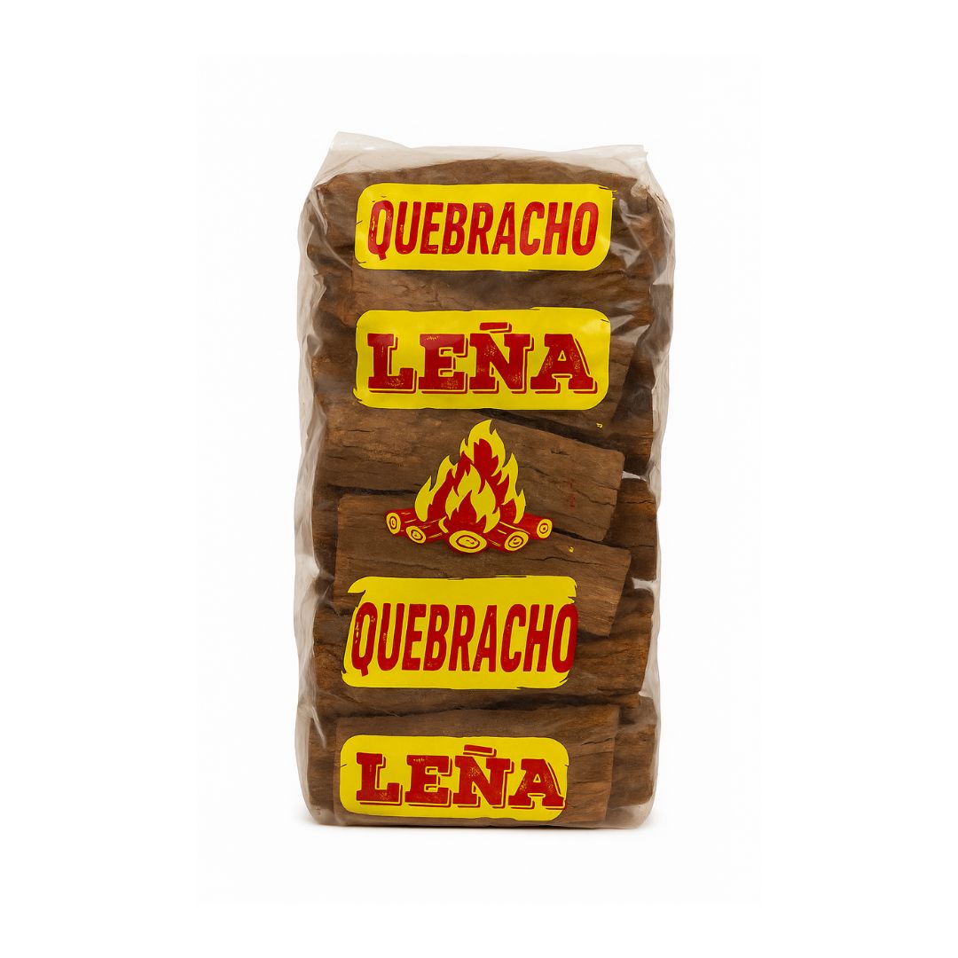 BOLSAS LEÑA QUEBRACHO POLIETILENO 7KG (35*65CM) REFORZADA MELLI *100UNID