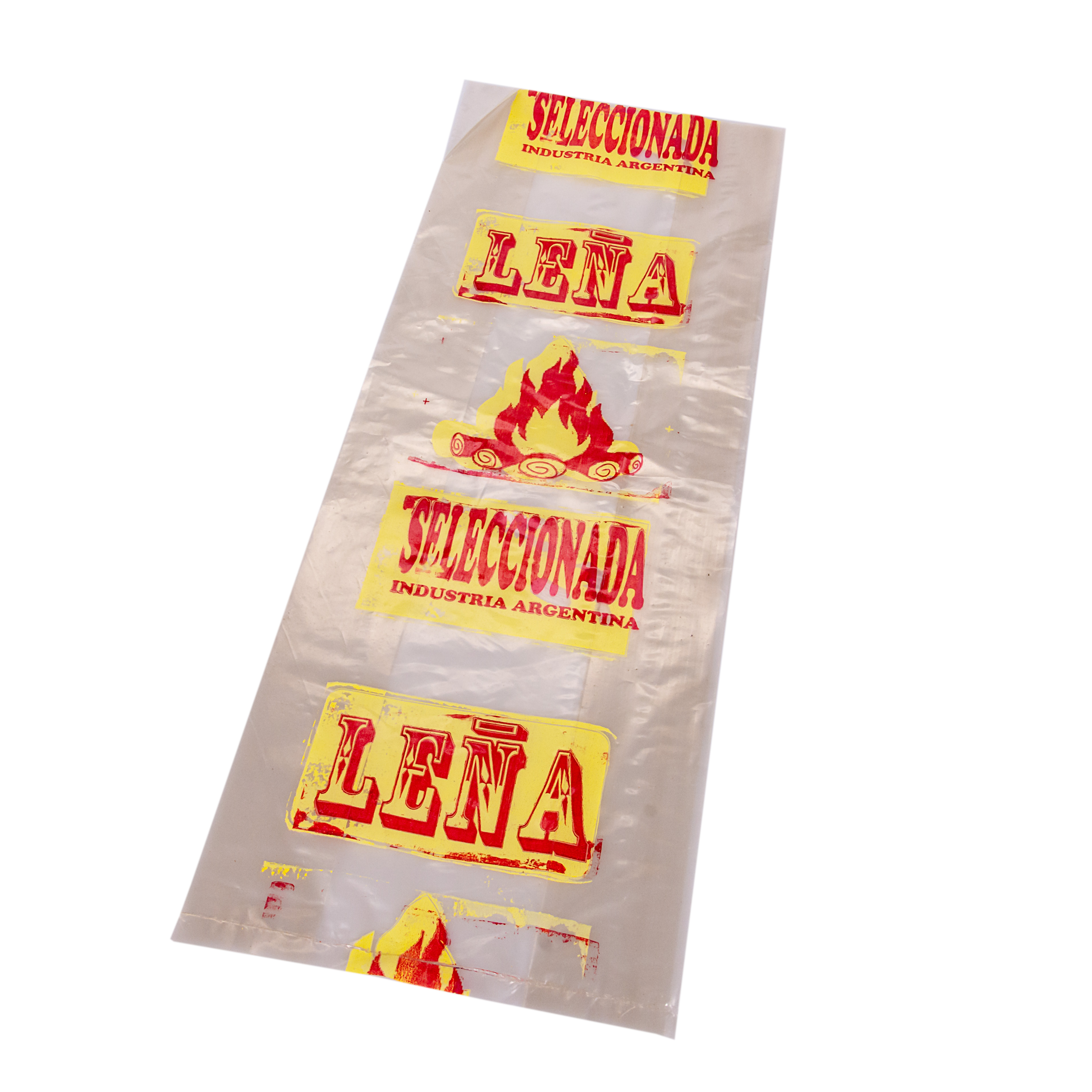 BOLSAS LEÑA.POLIETILENO 10KG (40*70CM) REFORZADA MELLI *100UNID