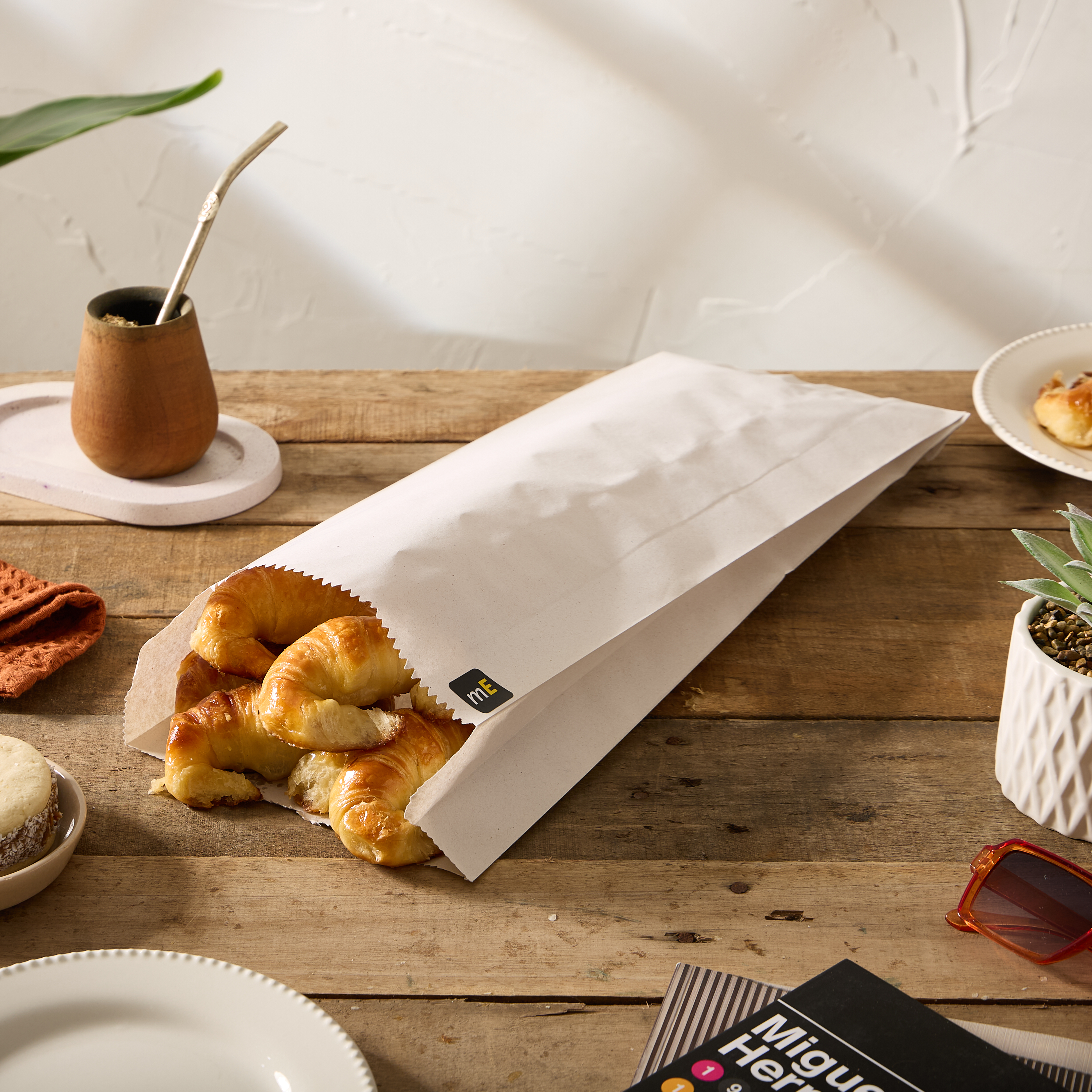 BOLSAS FACTURA PAPEL BLANCA N°8 (19*42CM) *100UNID