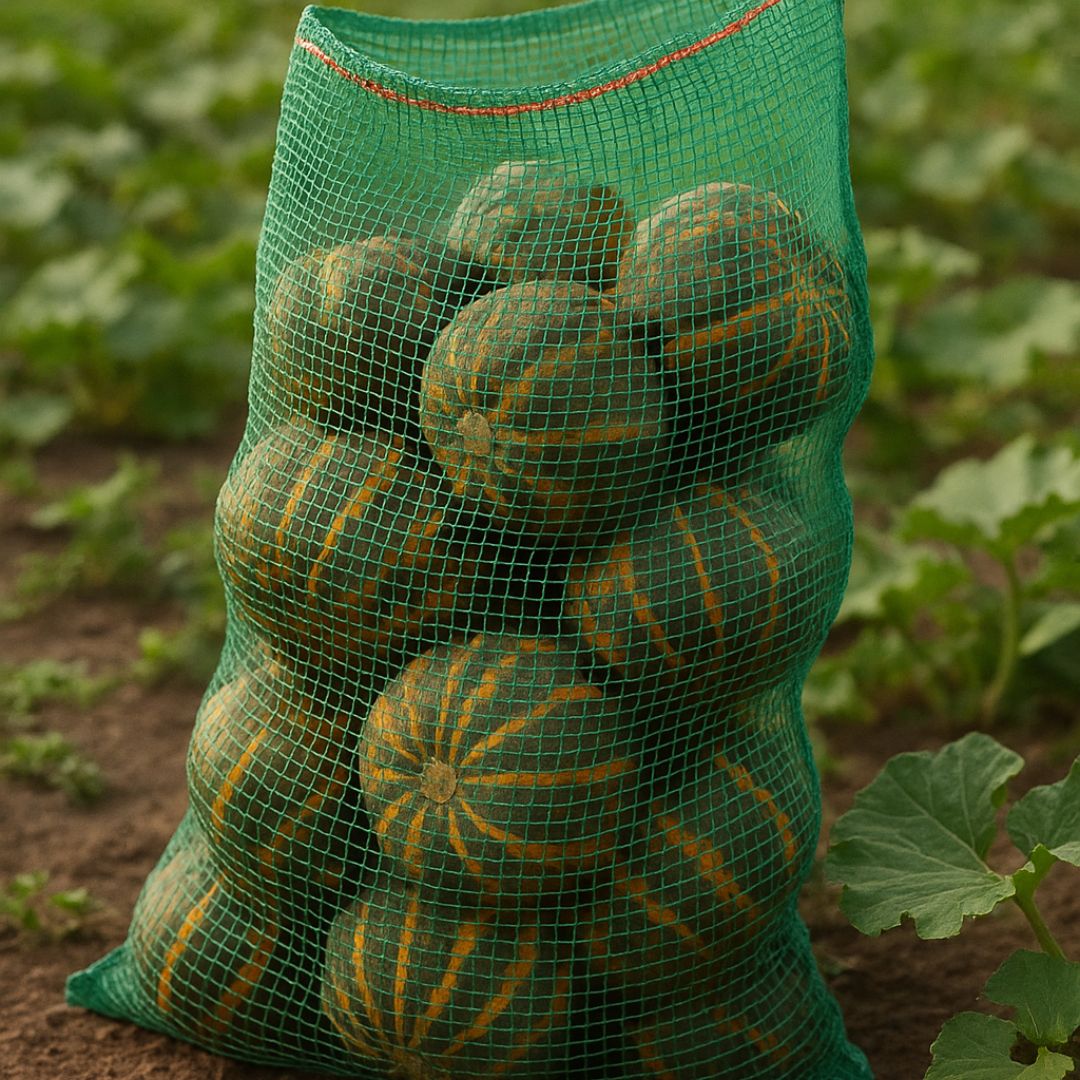 BOLSA AGRO RAFIA VERDE 42*68CM (REJILLA) *UNID