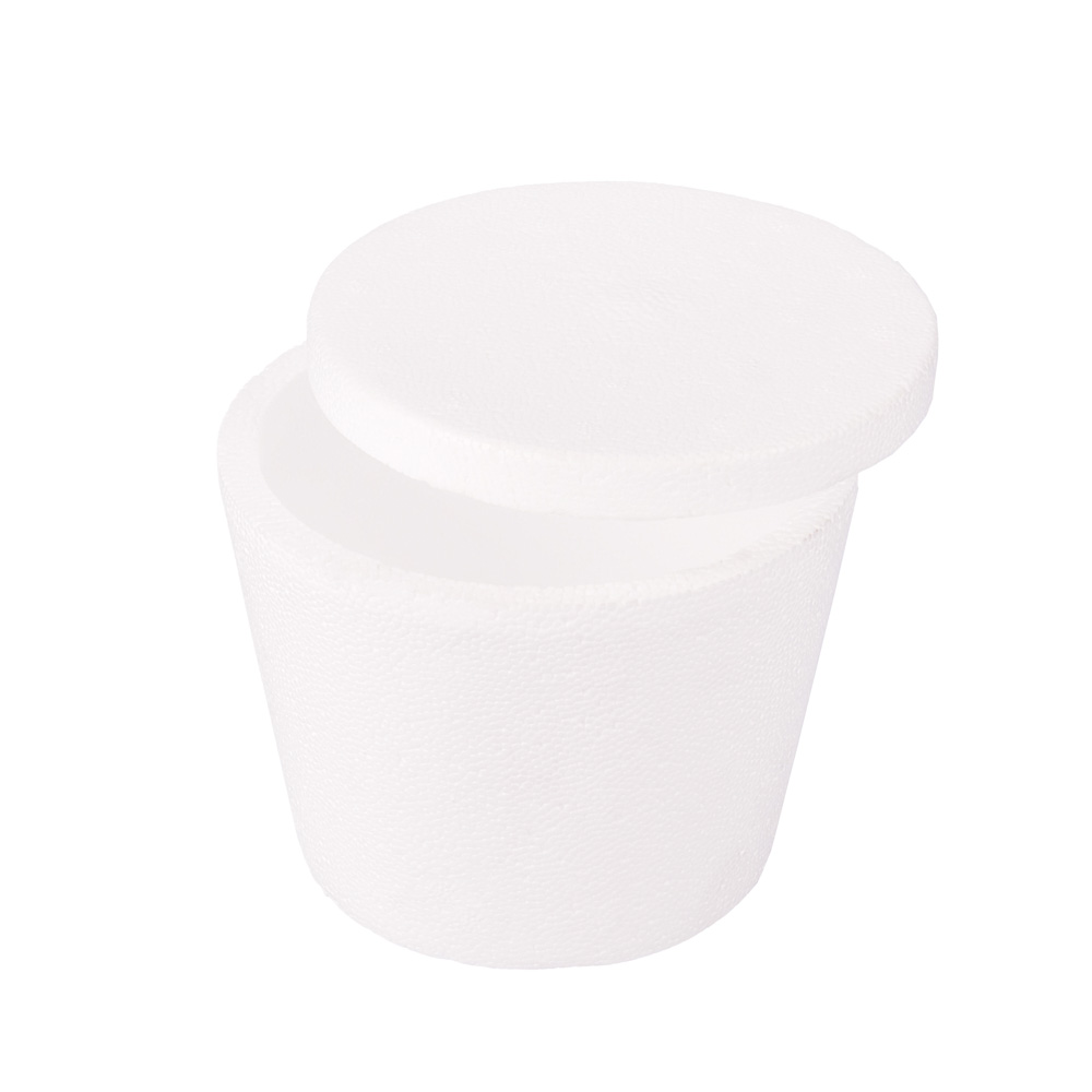 POTE HELADO TELGOPOR 1/2KG (13.5CM DIAM*10.5CM ALTO) *20UNID