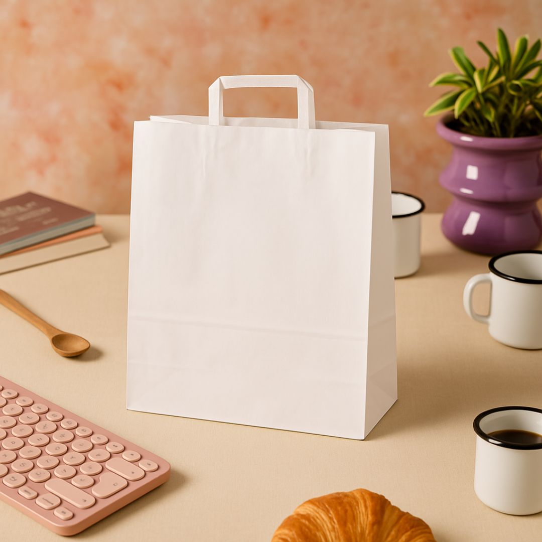 BOLSA BOUTIQUE PAPEL BLANCA 44*15*45CM *UNID