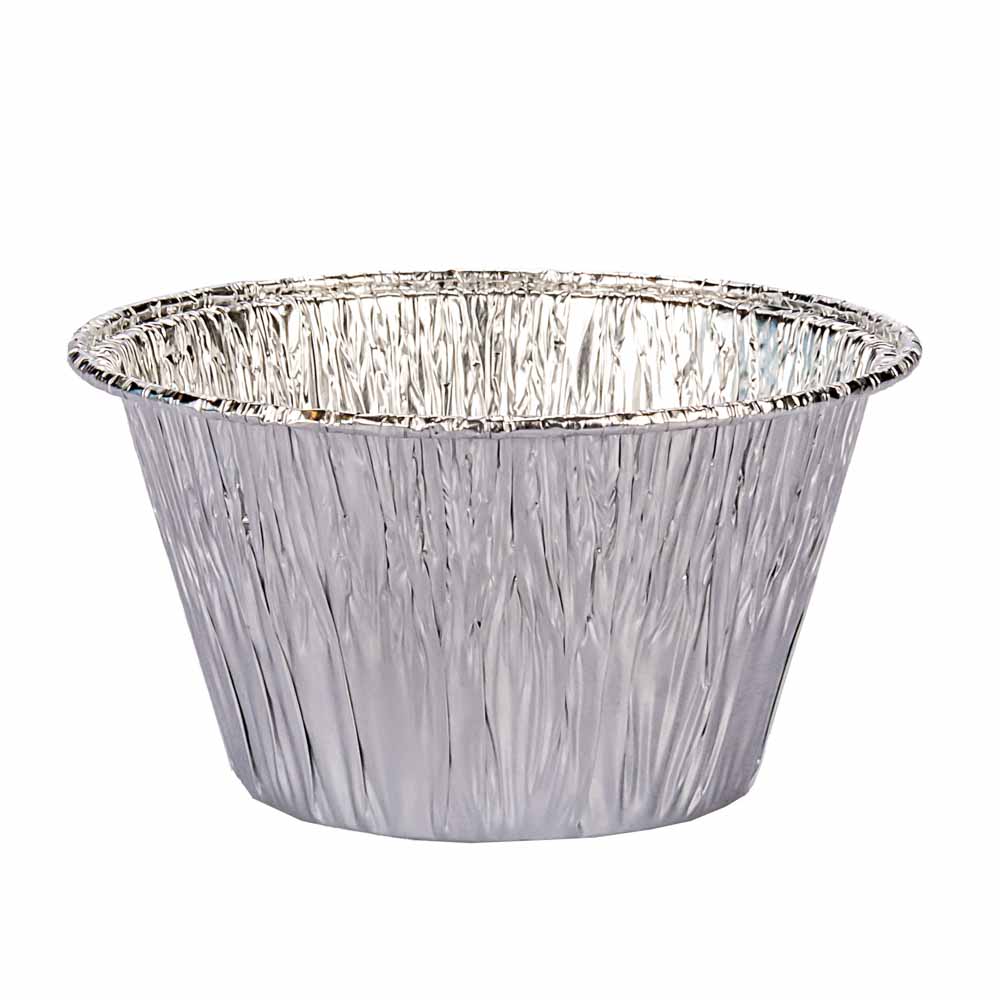 FLANERA ALUMINIO DESCARTABLE.GRANDE V230 (230CC) (9.5CM.DIAM*5.5CM.ALTO) *50UNID