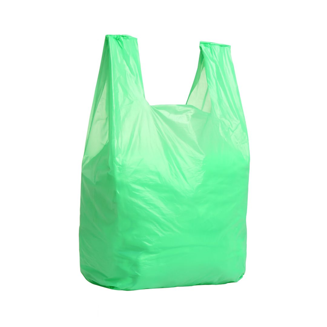 BOLSAS CAMISETA REFORZADA VERDE 40*50CM A/D MULTI BULTO *20PAQ