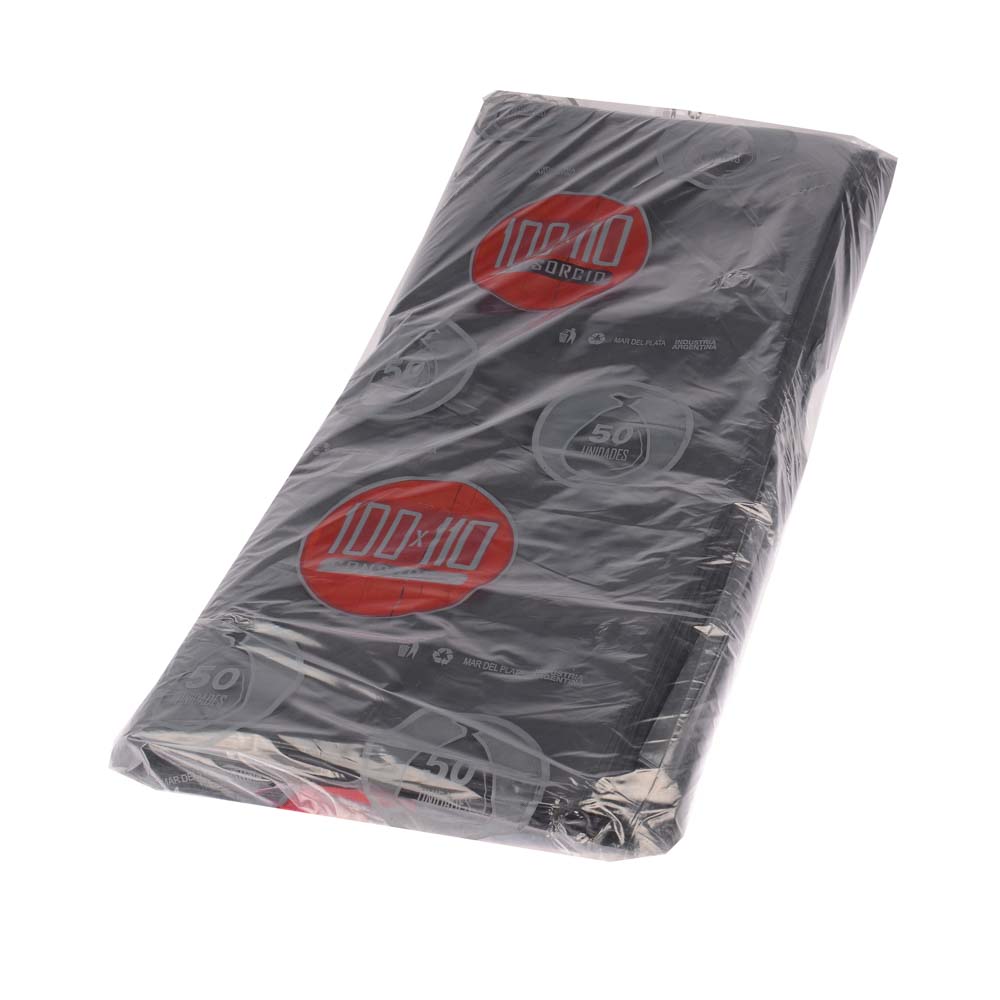 BOLSAS RESIDUO NEGRA CANDE (PAQ*50U).100*110 (40MIC) REFORZADA *UNID