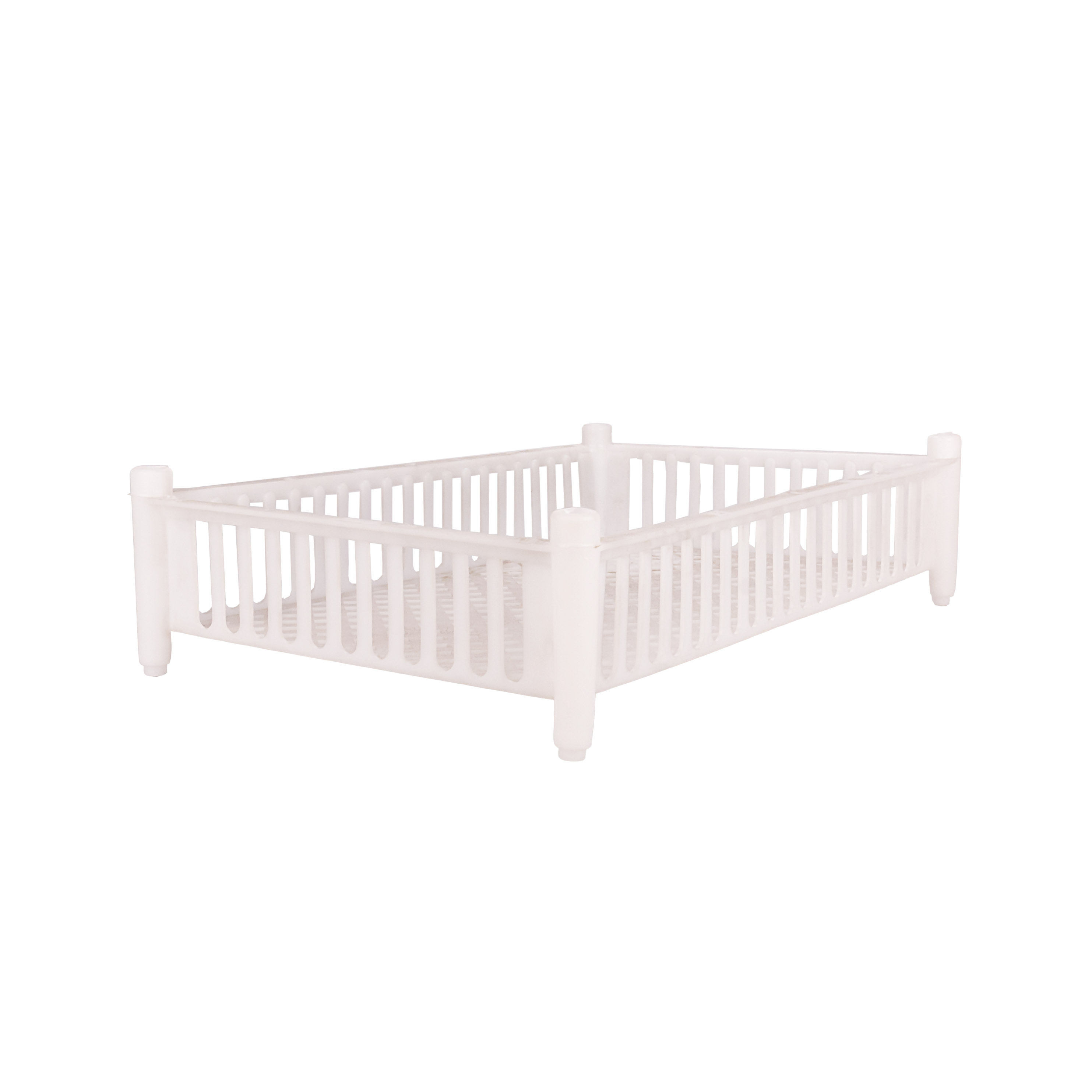 CAJON FRUTIHORTICOLA 38*56*13.5CM CUNITA APILABLE VENTILADO BLANCO VIRGEN *UNID