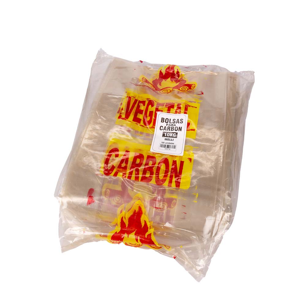 BOLSAS CARBON POLIETILENO.10KG (40*70CM) LIVIANA MELLI *100UNID