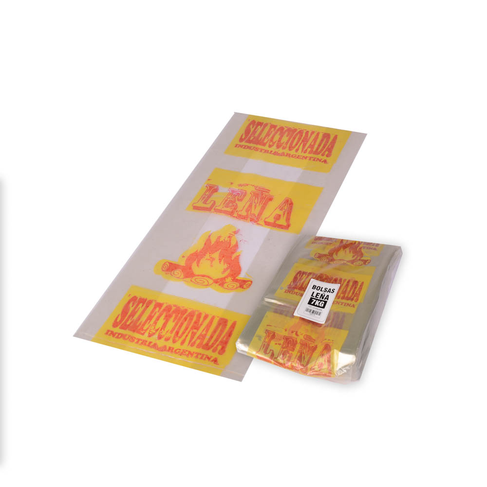 BOLSAS LEÑA POLIETILENO 7KG (35*65CM) REFORZADA MELLI *100UNID