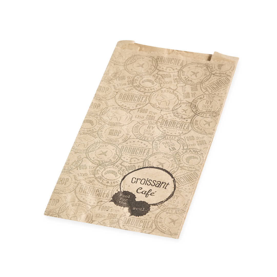 mEP BOLSA PAPEL FACTURAS KRAFT PERSONALIZADA N°4 (13*26CM) X UNIDAD