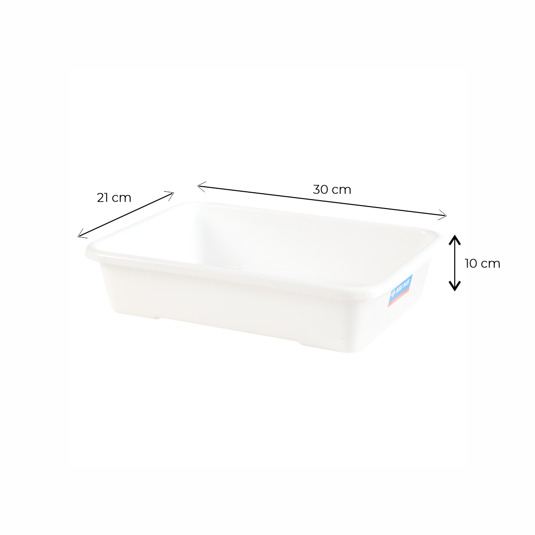 BATEA DESES RECTANGULAR 30*21*10CM 2.5LTS *UNID