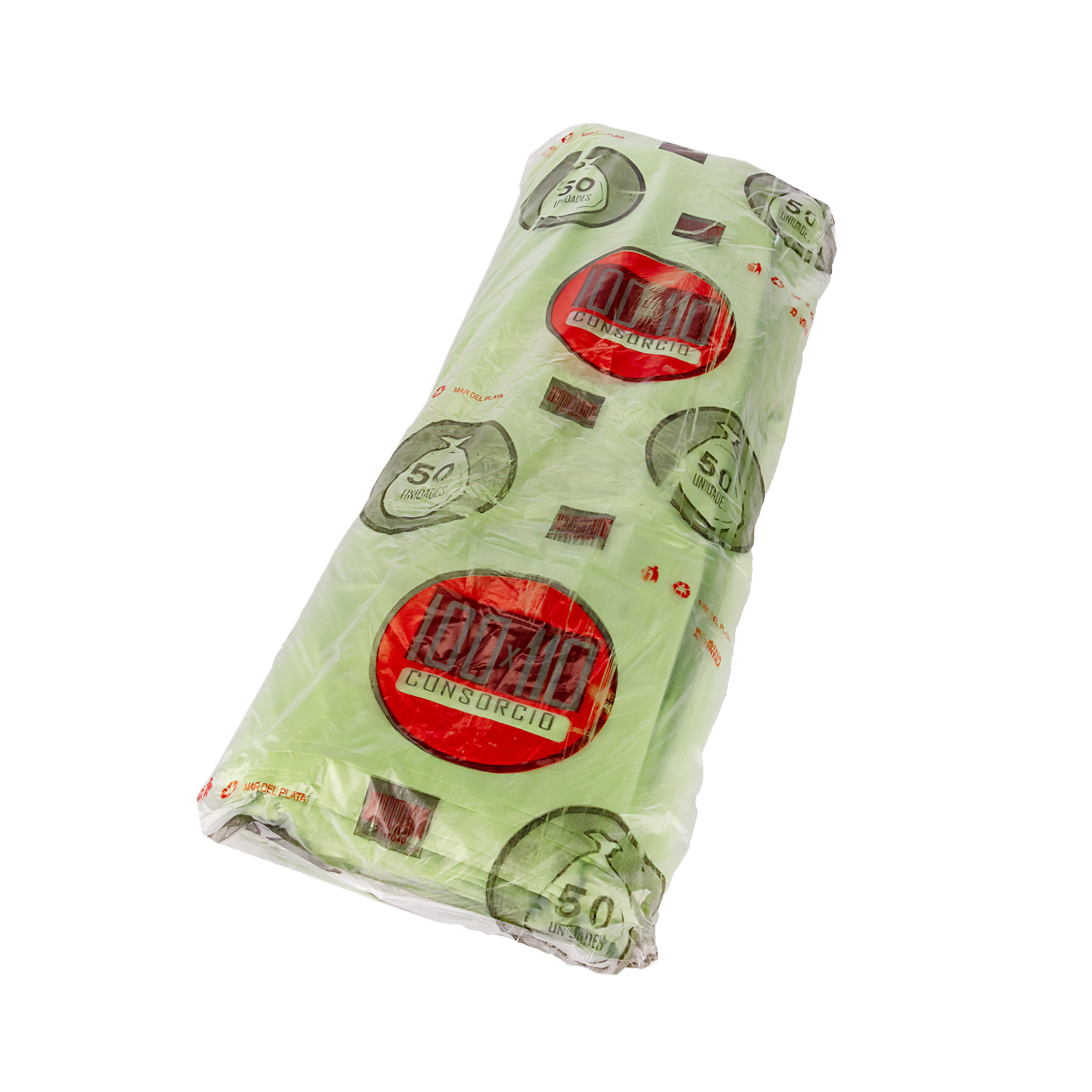 BOLSAS RESIDUO VERDE CANDE (PAQ*50U).100*110 (40MIC) REFORZADAS *UNID