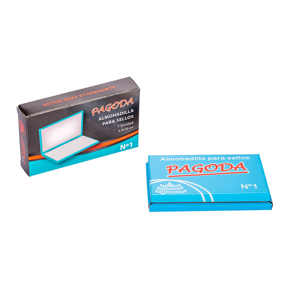 ALMOHADILLA SELLOS Nº1 ESTUCHE METALICO (5.5*10CM) *UNID