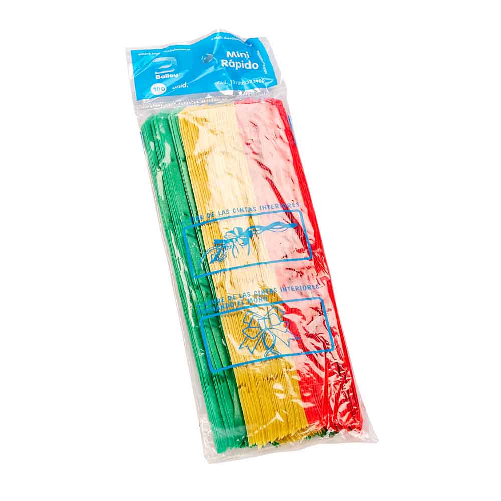 MOÑO RAPIDO NAVIDAD MINI *100UNID