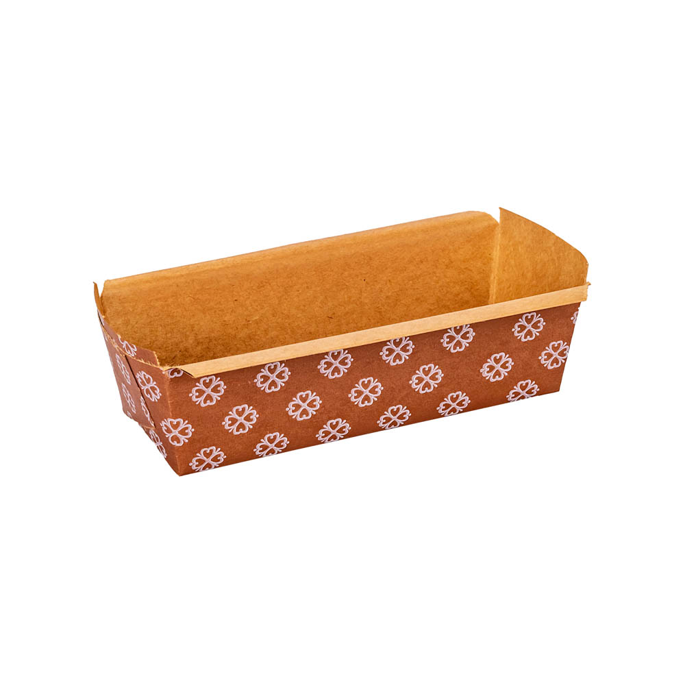 MOLDE BUDIN PAPEL .CHICO 150/200GRS (5*13.5*4CM) *100UNID