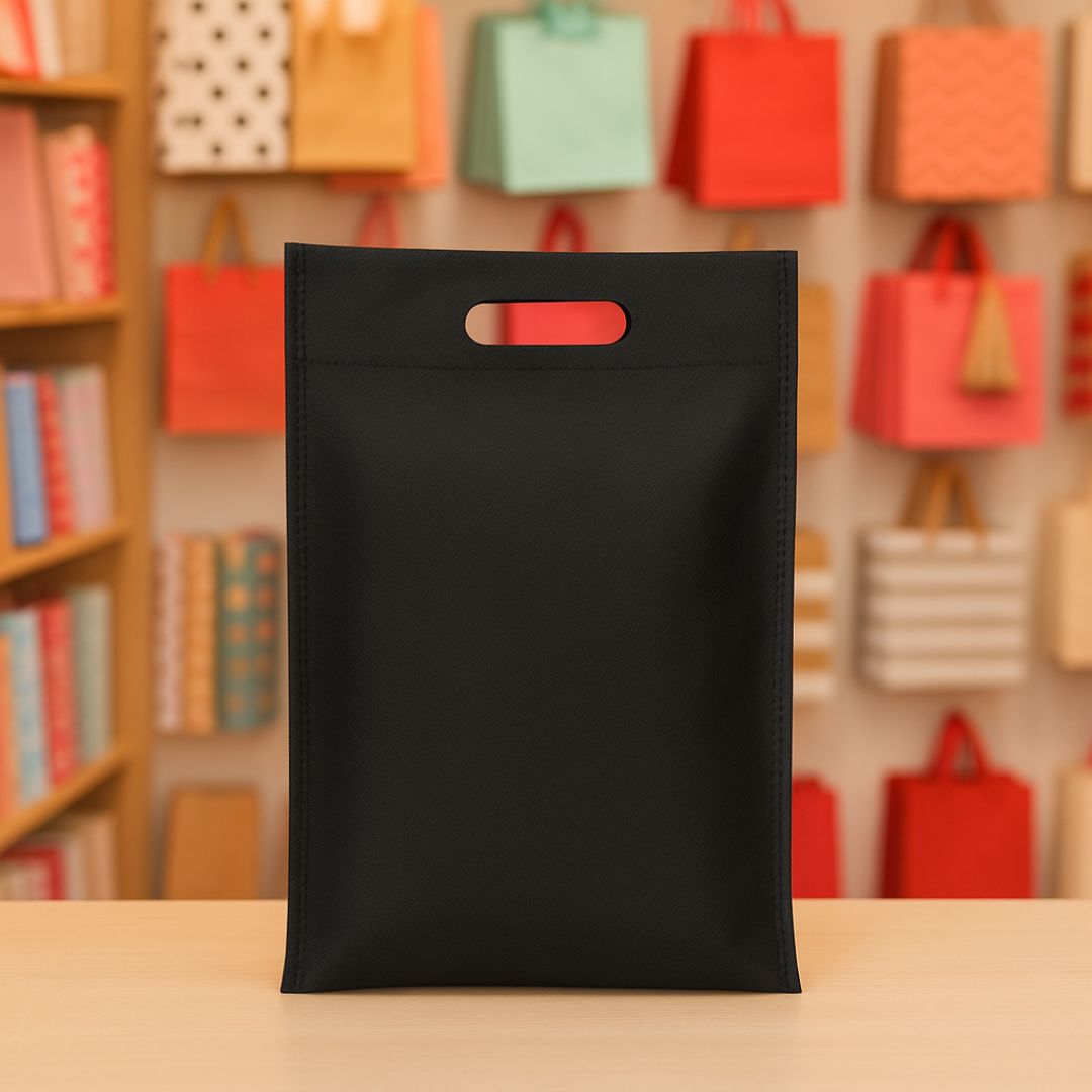 BOLSA FRISELINA RIÑON LISA 22.5*30CM NEGRA (1K-11) *20UNID