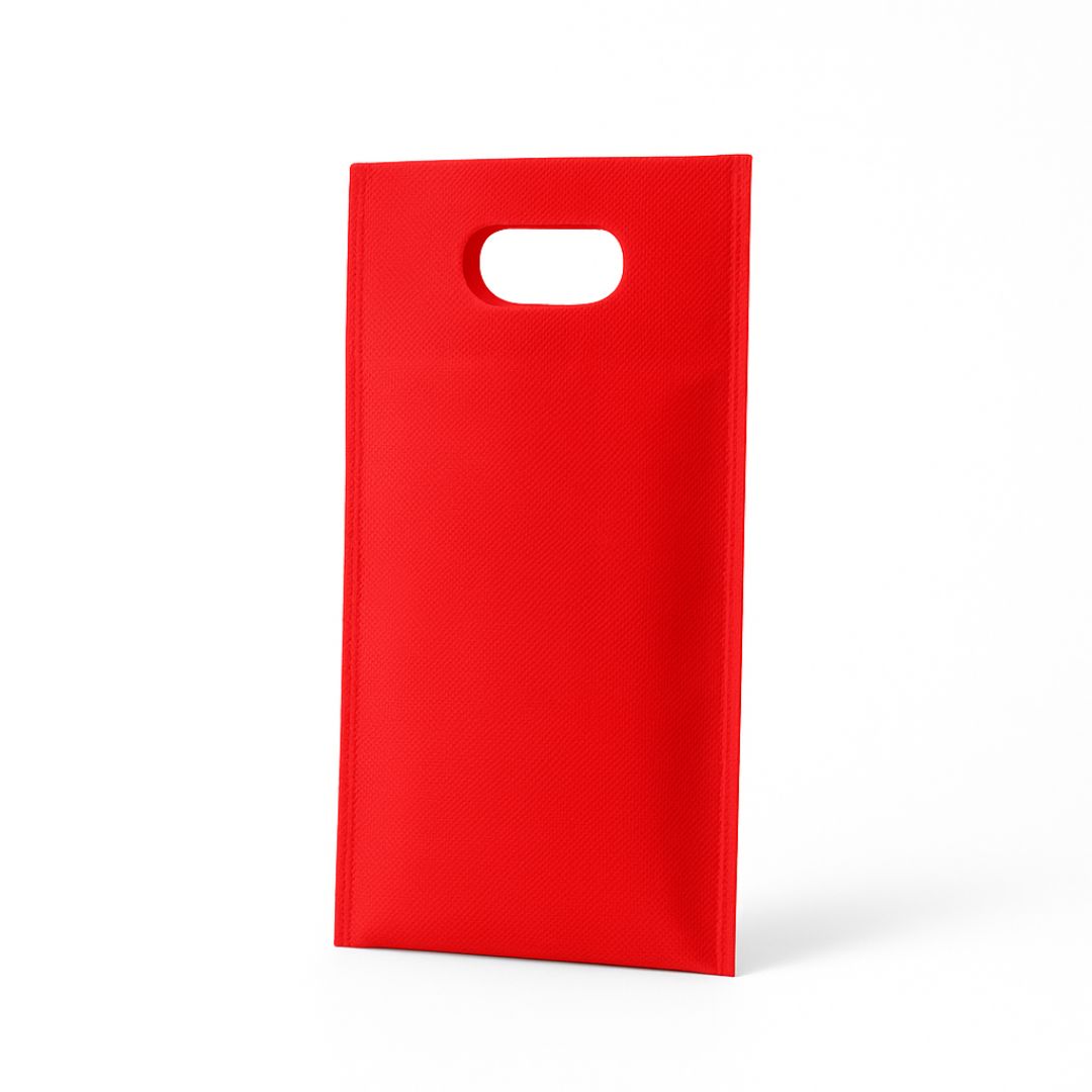 BOLSA FRISELINA RIÑON LISA 15*26CM ROJO (OK-17) PAQ *20UNID