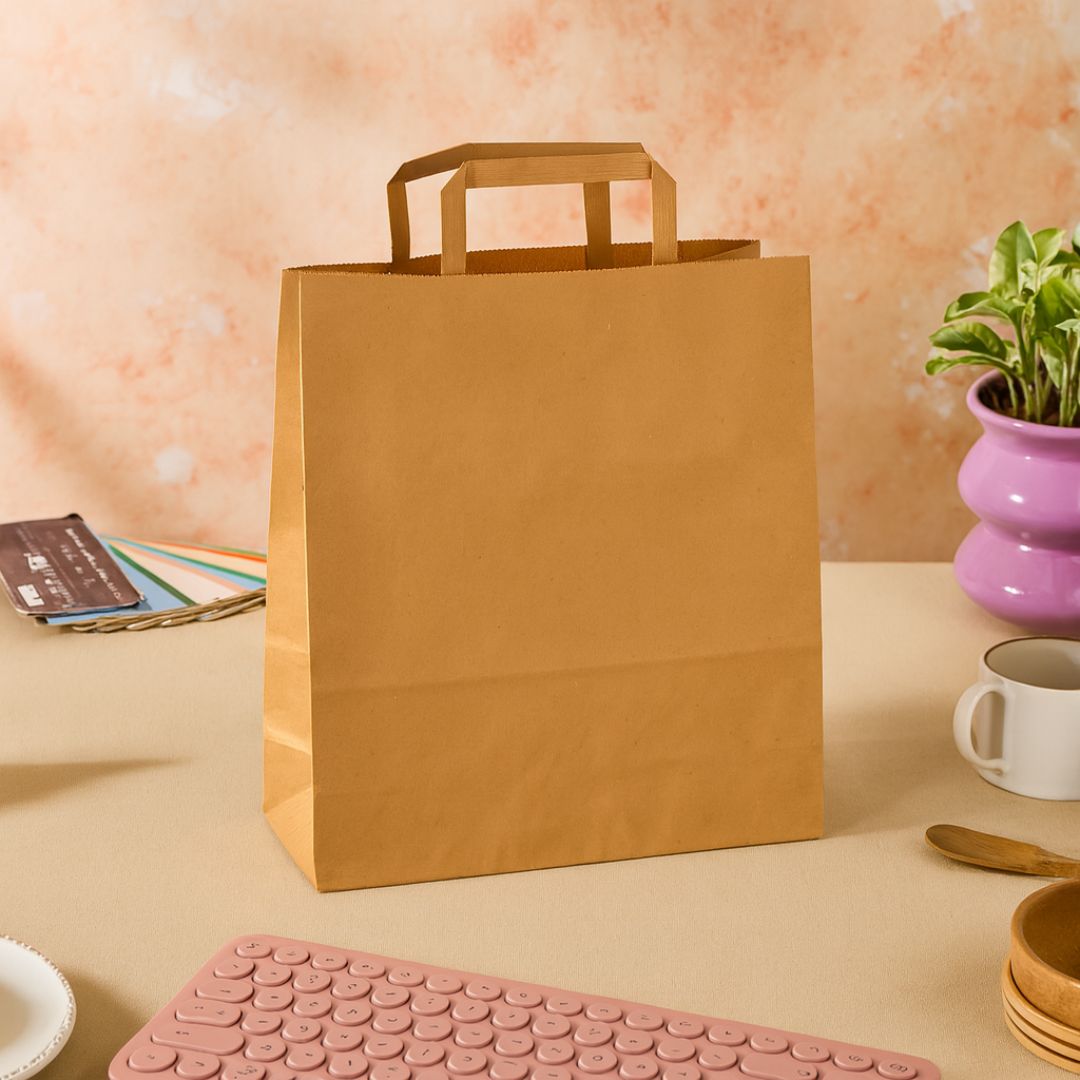 BOLSA BOUTIQUE PAPEL KRAFT 30*12*32CM *UNID