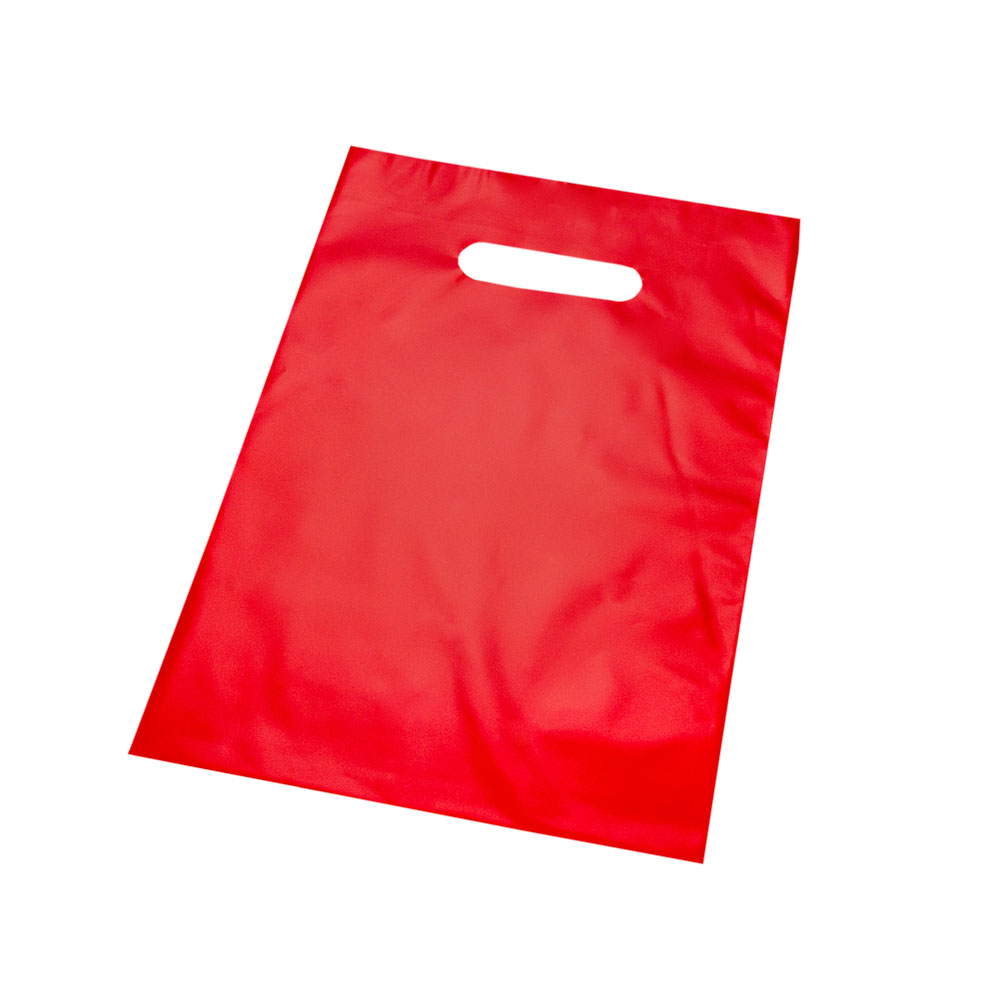 BOLSAS RIÑON LISAS TERLIZZI 20*30CM ROJO REFORZADAS (60MIC) PAQ.*50UNID