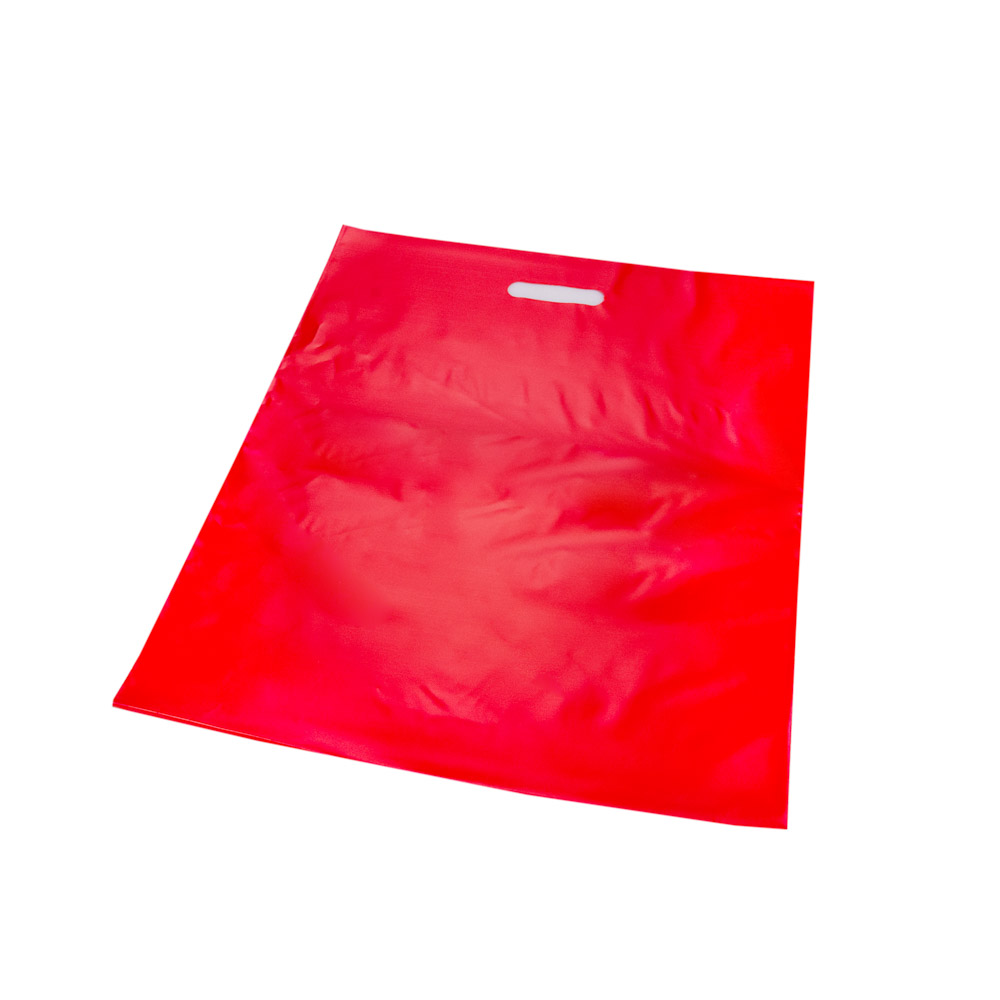 BOLSAS RIÑON LISAS TERLIZZI 40*50CM ROJO REFORZADAS (60MIC) PAQ.* 50UNID