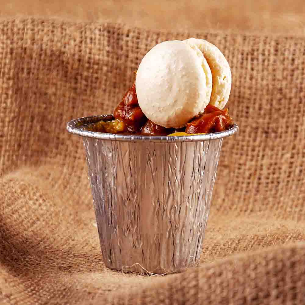 FLANERA ALUMINIO DESCARTABLE CHICA V120 (125CC) (7CM.DIAM*6CM.ALTO) *50UNID