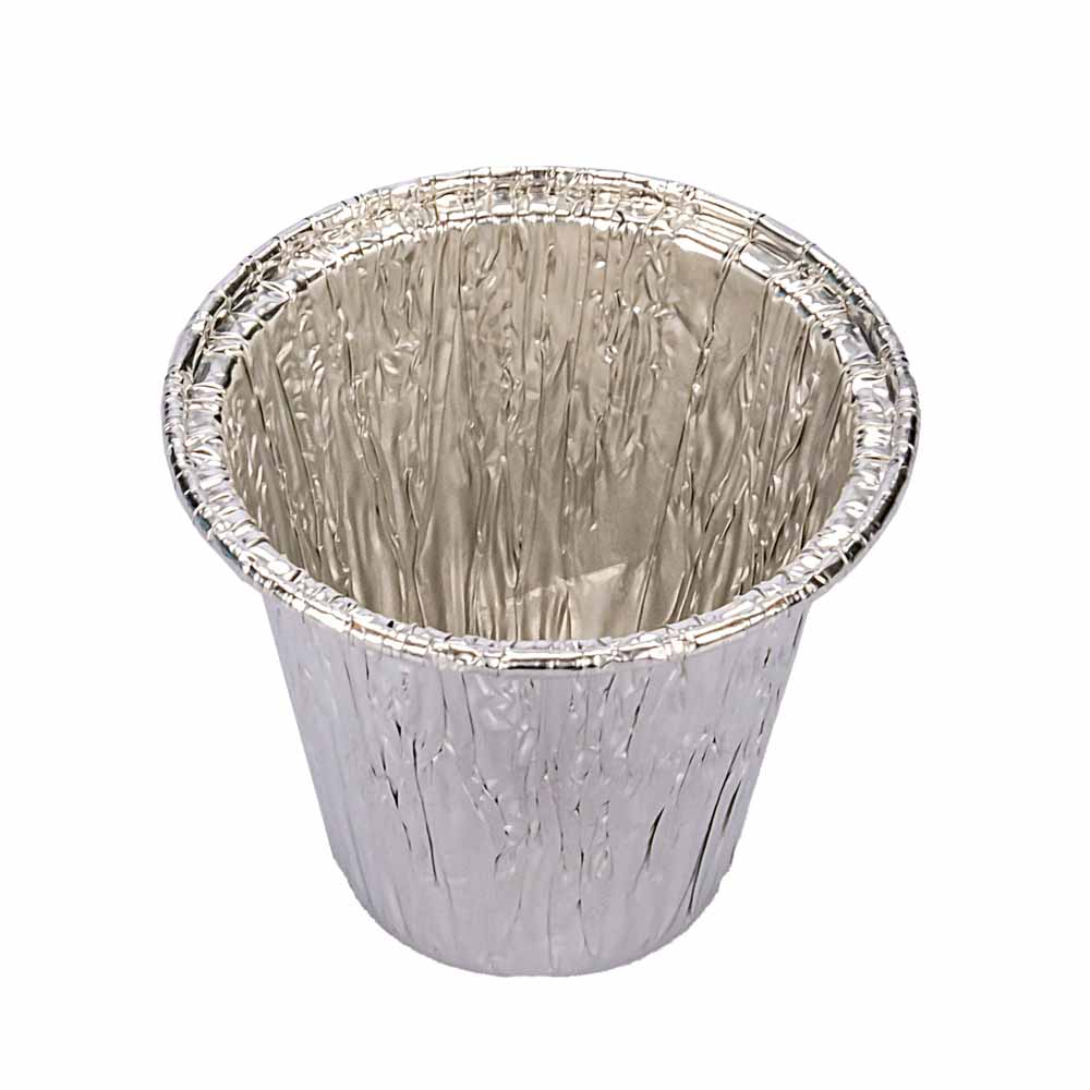 FLANERA ALUMINIO DESCARTABLE CHICA V120 (125CC) (7CM.DIAM*6CM.ALTO) *50UNID