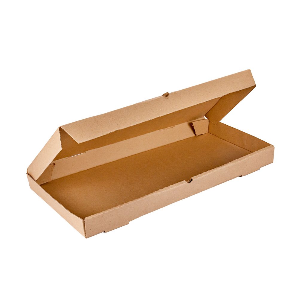 CAJA PIZZA MICRO MARRON/MARRON.PARRILLA X METRO (25*55*4.5CM) *100UNID