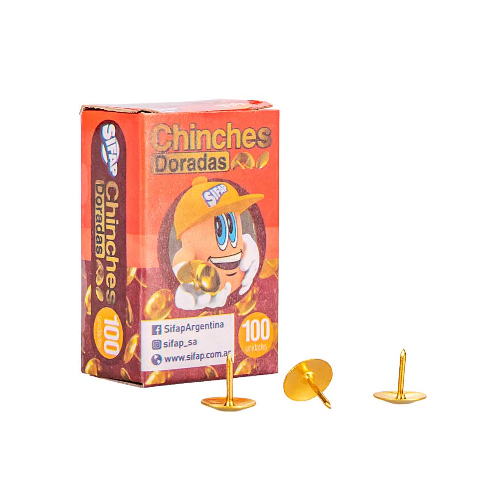 CHINCHES SIFAP BRONCEADAS *100UNID