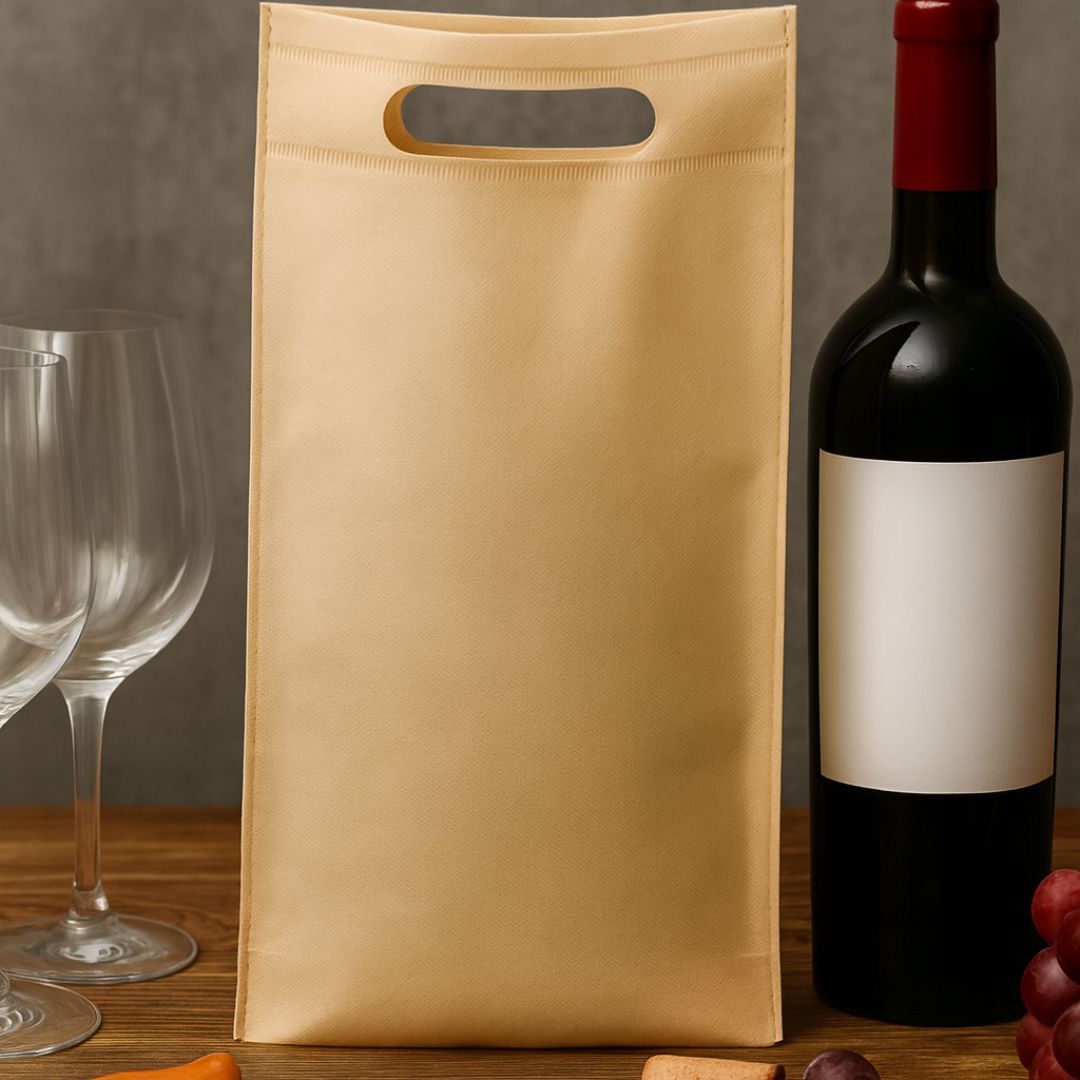 BOLSA FRISELINA RIÑON LISA VINO 17.5*40CM LINO *UNID