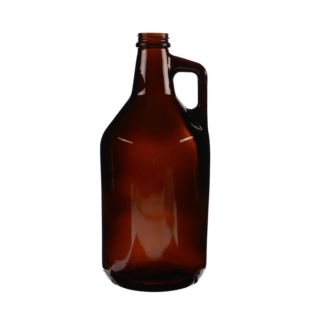 BOTELLON VIDRIO AMBAR GROWLER.RIGOLLEAU 1900CC CERVEZA (SIN TAPA) PACK *4UNID