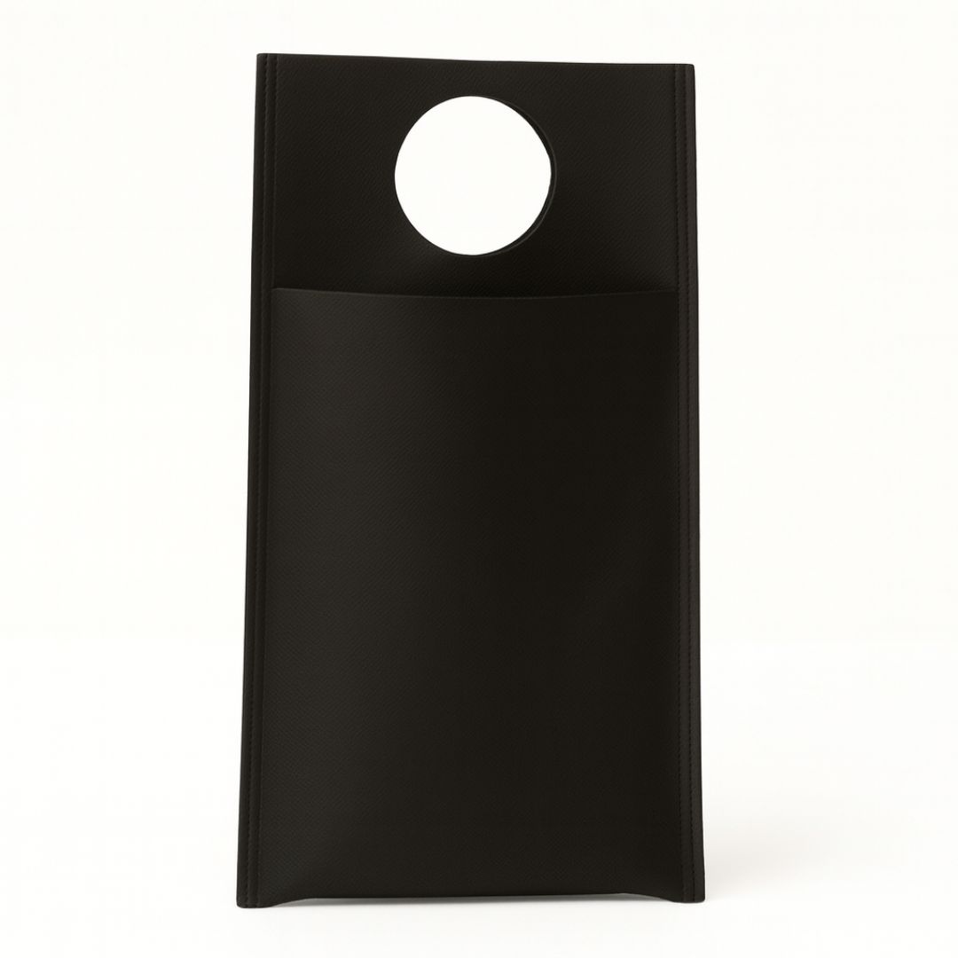 BOLSA FRISELINA LISA PARA AUTO 17.5*29CM NEGRA (3K-11) RIÑON *20UNID