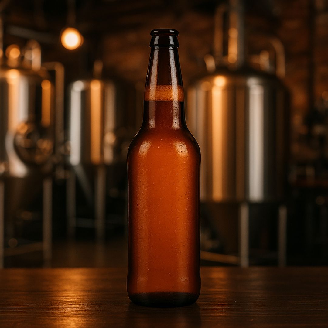 BOTELLA VIDRIO AMBAR CERVEZA 660ML PESADA (SIN TAPA) PACK *12UNID