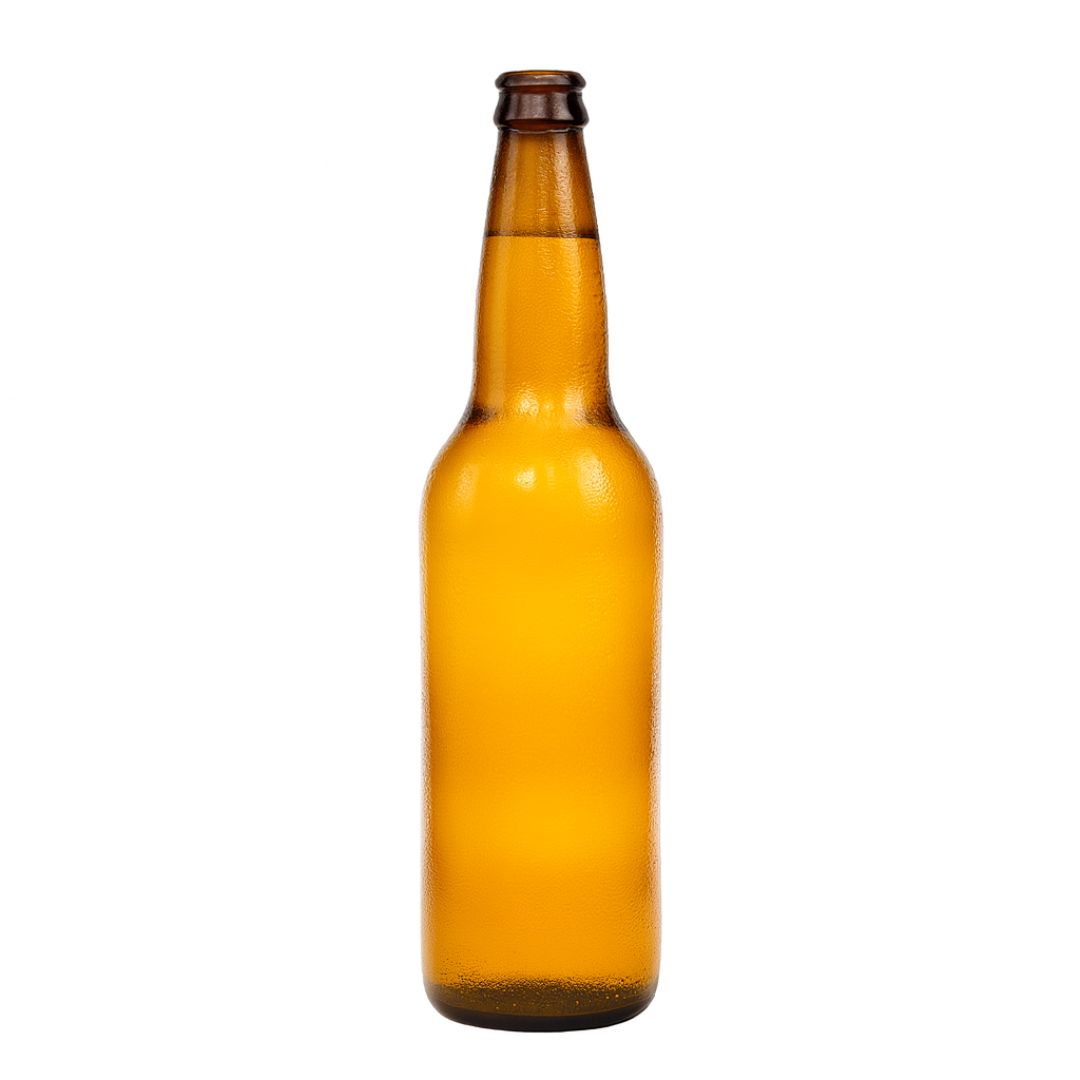BOTELLA VIDRIO AMBAR CERVEZA 660ML PESADA (SIN TAPA) PACK *12UNID