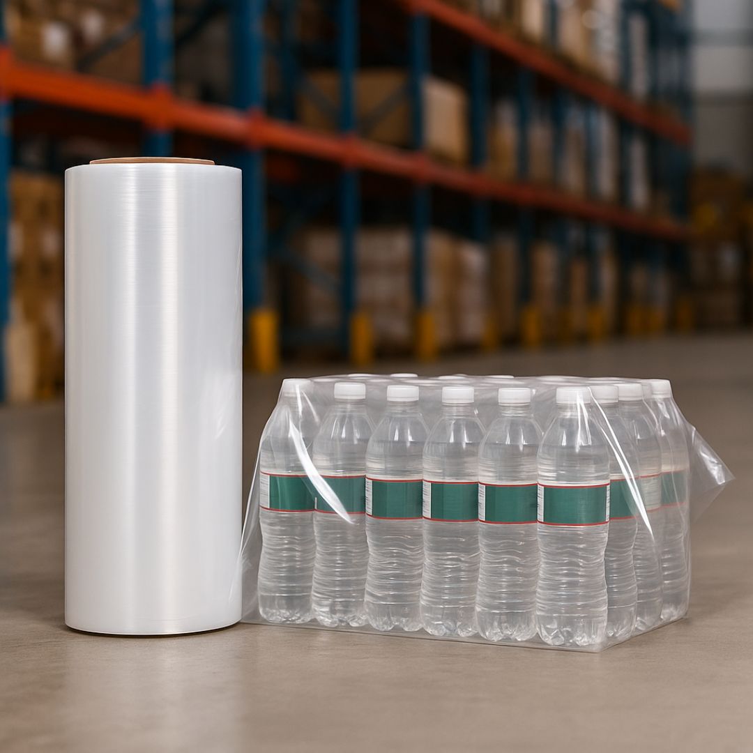 TERMOCONTRAIBLE mE LAMINA CRISTAL (60MIC - 7,5KG) .65CM*200MTS *UNID