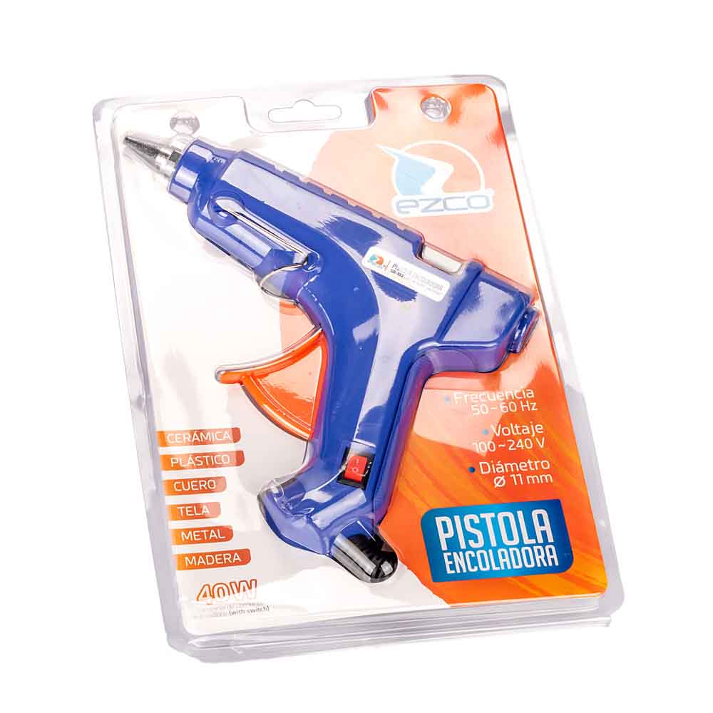 PISTOLA SILICONA (ENCOLADORA) GRANDE (BARRA GRUESA 11MM) *UNID