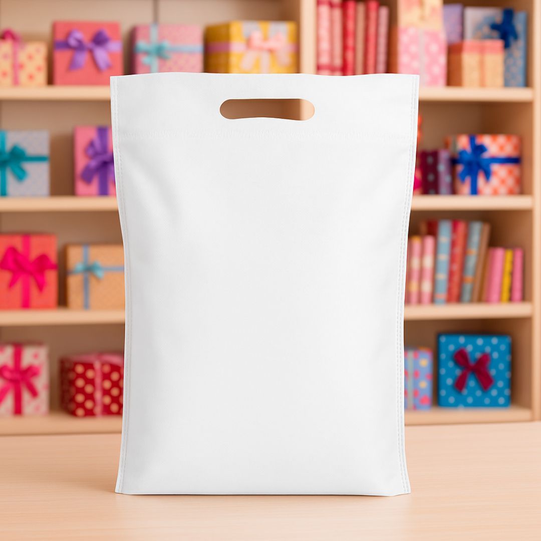 BOLSA FRISELINA RIÑON LISA 30*40CM BLANCA (10K-15) *20UNID