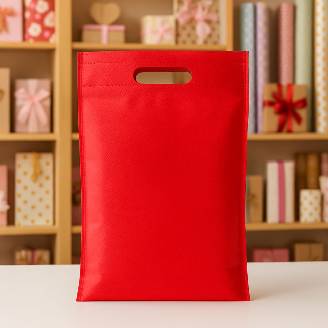 BOLSA FRISELINA RIÑON LISA 30*40CM ROJO (10K-17) *20UNID