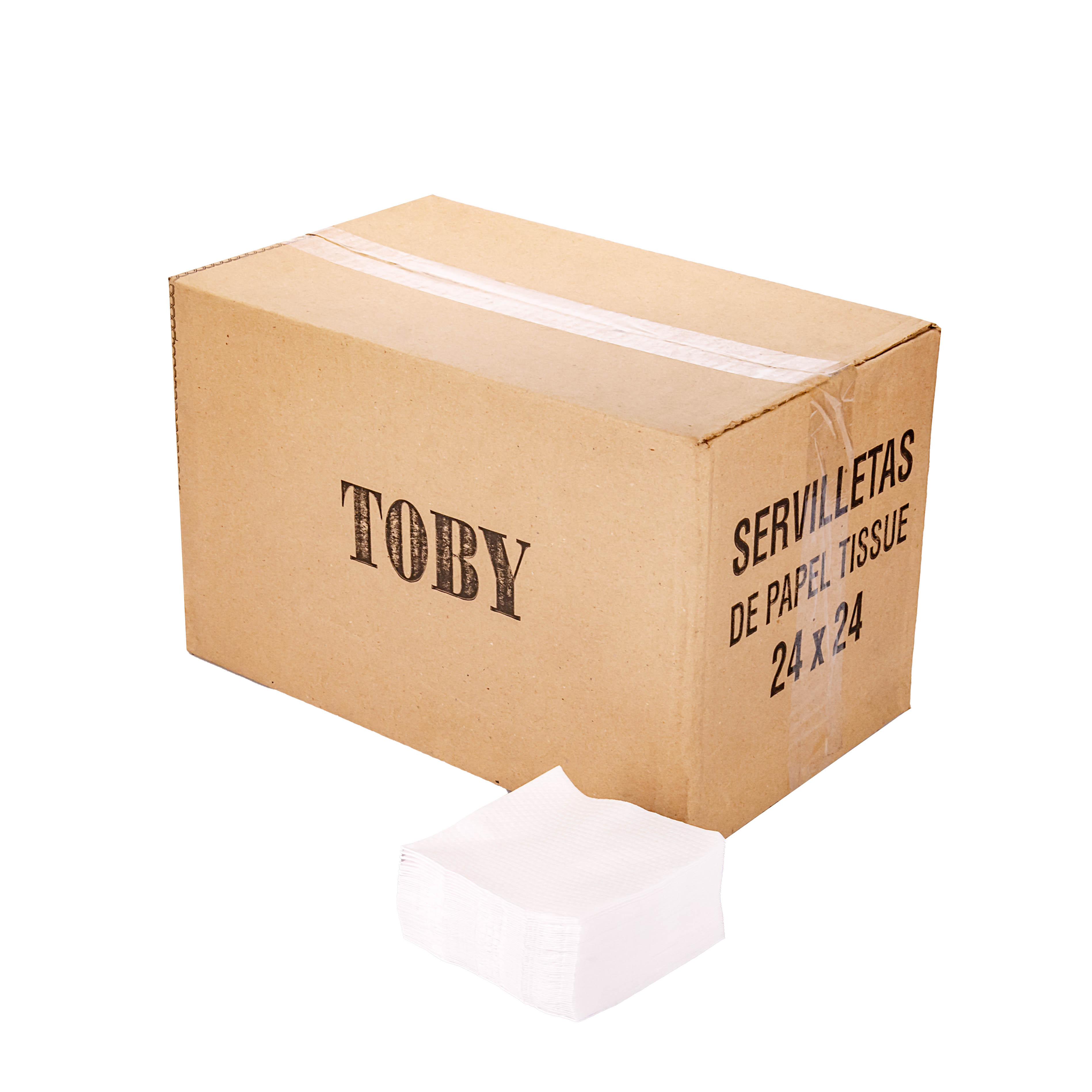 SERVILLETA GASTRONOMICA BLANCA (24*24CM) ROYALITA (TISSUE) CAJA *1.50KG