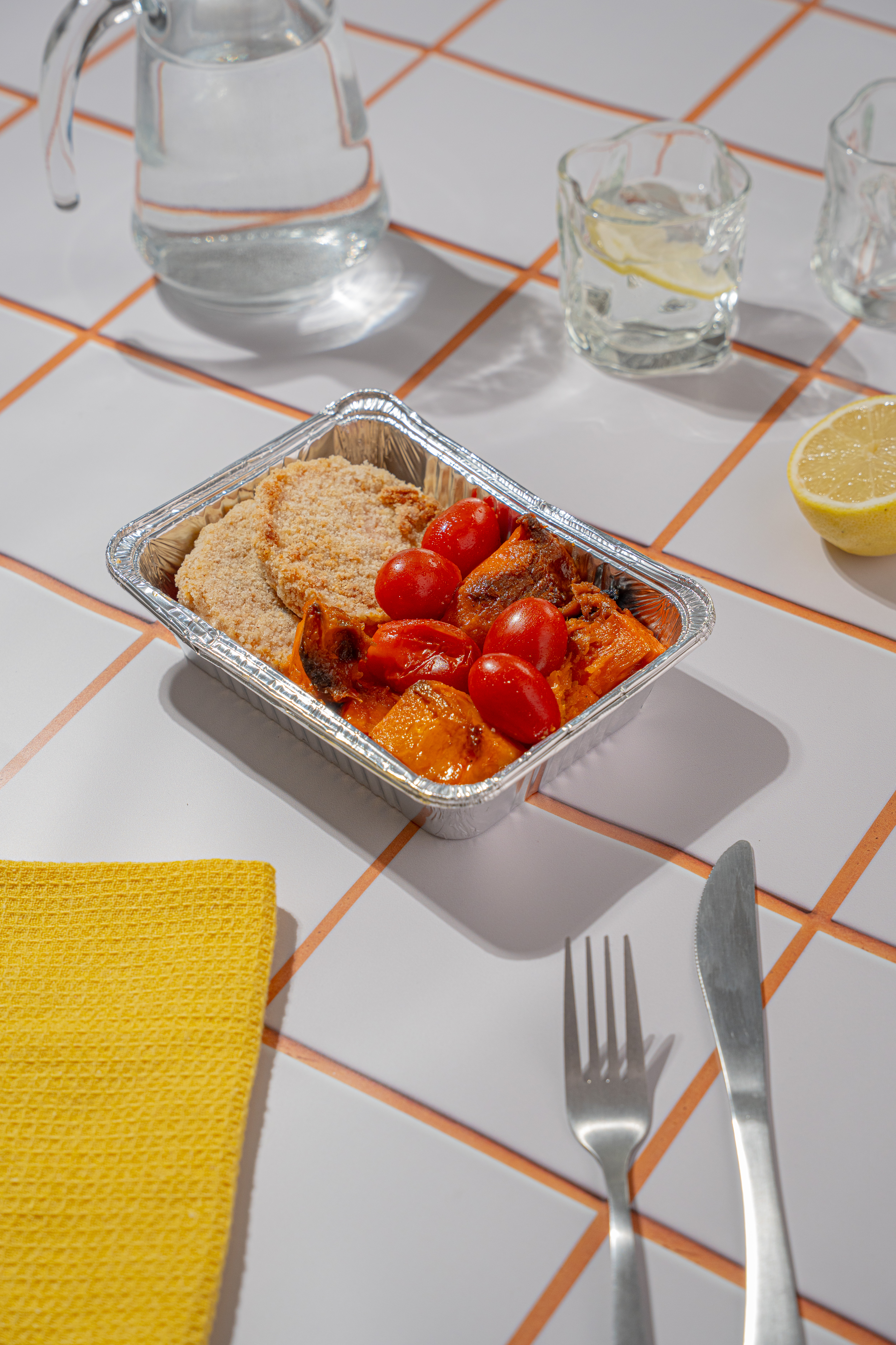 BANDEJA ALUMINIO VASSOI F-275 (680CC) (13*17*4.5CM) *25UNID