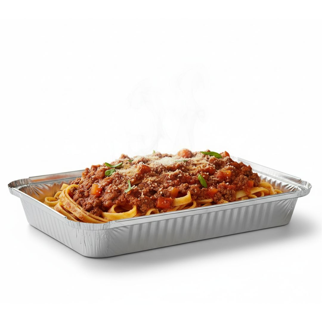 BANDEJA ALUMINIO VASSOI.F.-2200 (2000CC) (21*31*5CM) *25UNID