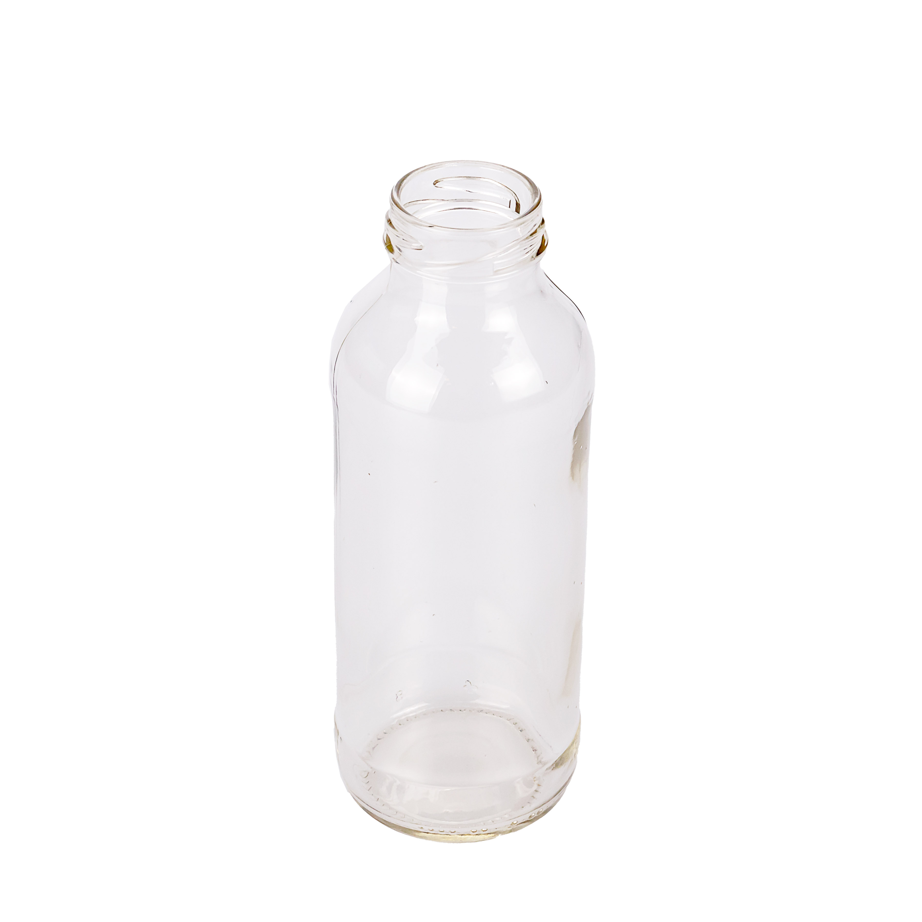 BOTELLA VIDRIO CRISTAL JUGO 330CC BOCA AXIAL (SIN TAPA) PACK *20UNID