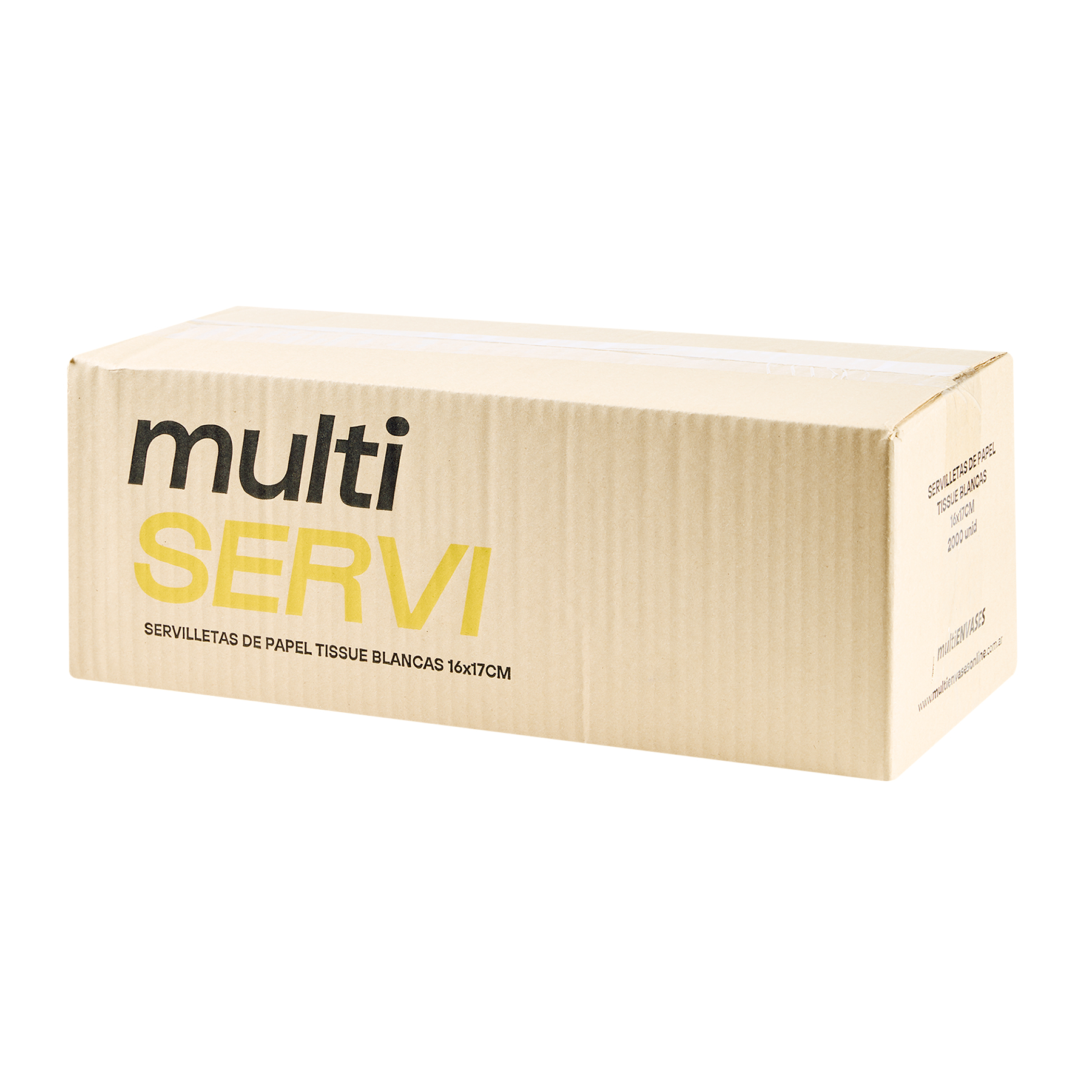 SERVILLETA GASTRONOMICA BLANCA (16*17CM) multi SERVI (TISSUE) CAJA *2000UNID