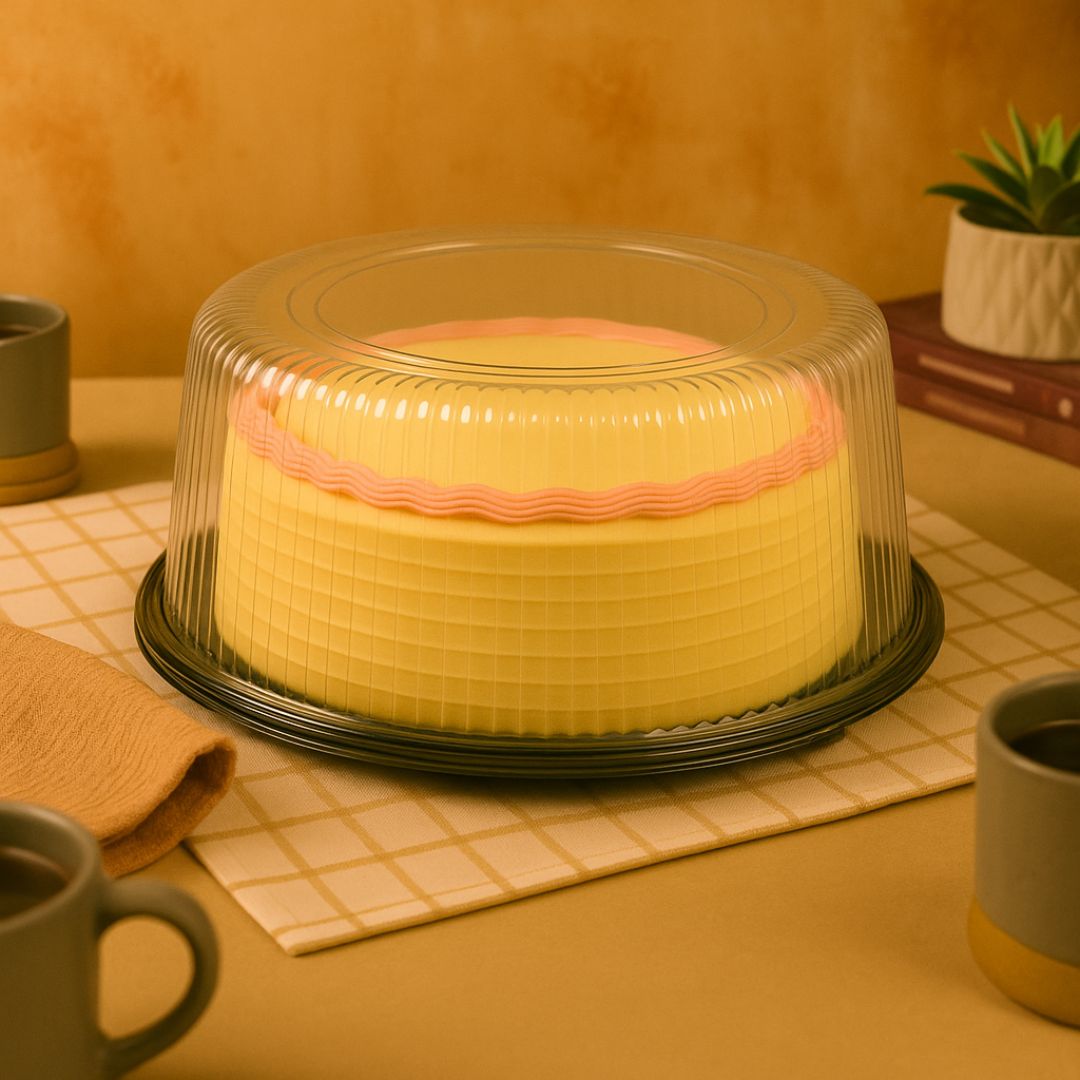 TORTERA REDONDA BOULEVARES PET ALTA (22*10CM) (T22APET) *10UNID