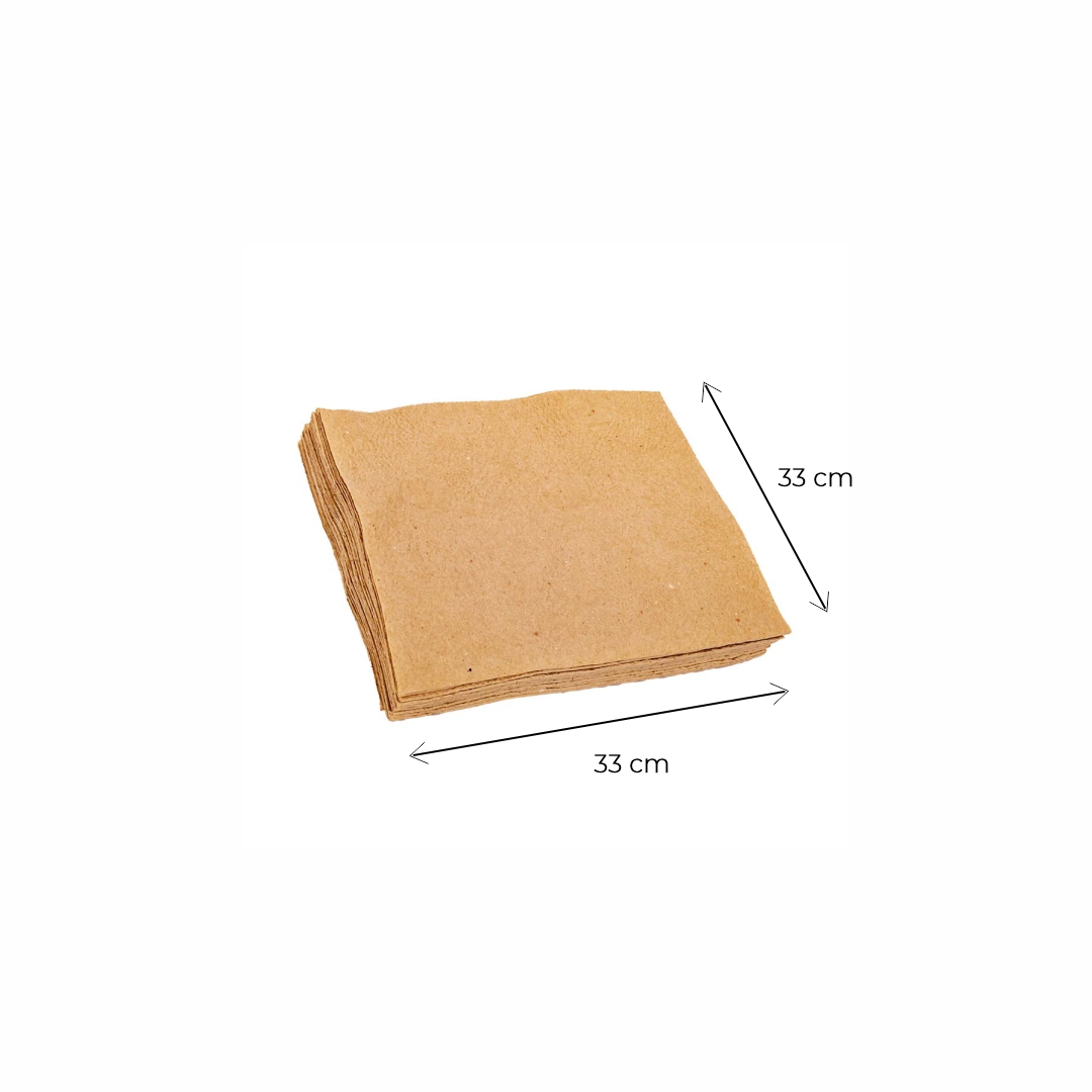 mEP SERVILLETAS BEIGE 33*33CM PERSONALIZADA TISSUE EXTRA 1/2 COLORES CAJA  X 700 UNIDADES