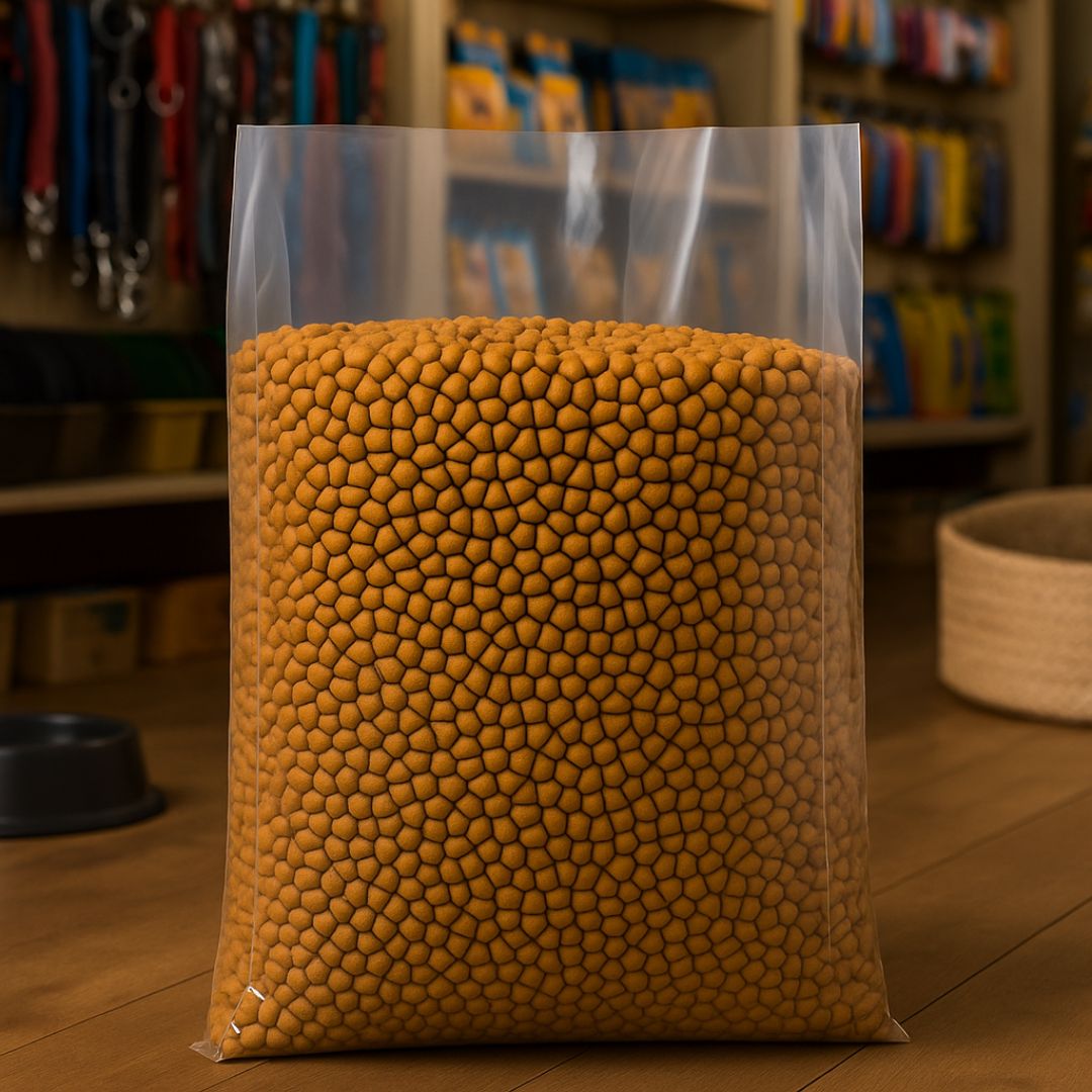 BOLSAS PLASTICAS mE TRASLUCIDAS (65MIC - B/D - C/FUELLE) .35X65CM *100UNID