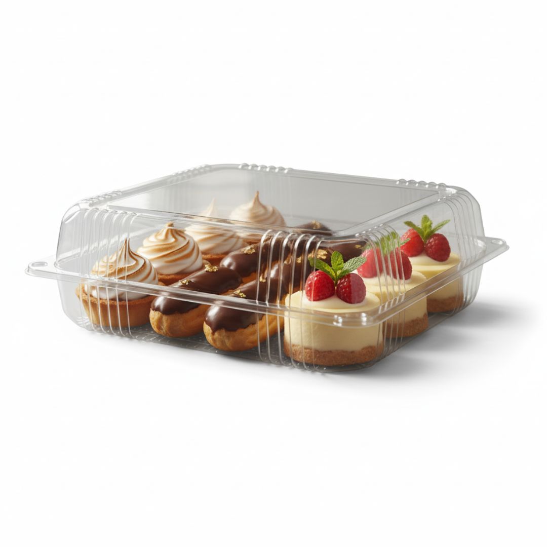 BANDEJA ESTUCHE PET BOULEVARES W8 (W8PET) (24*24*9.4CM) *50UNID