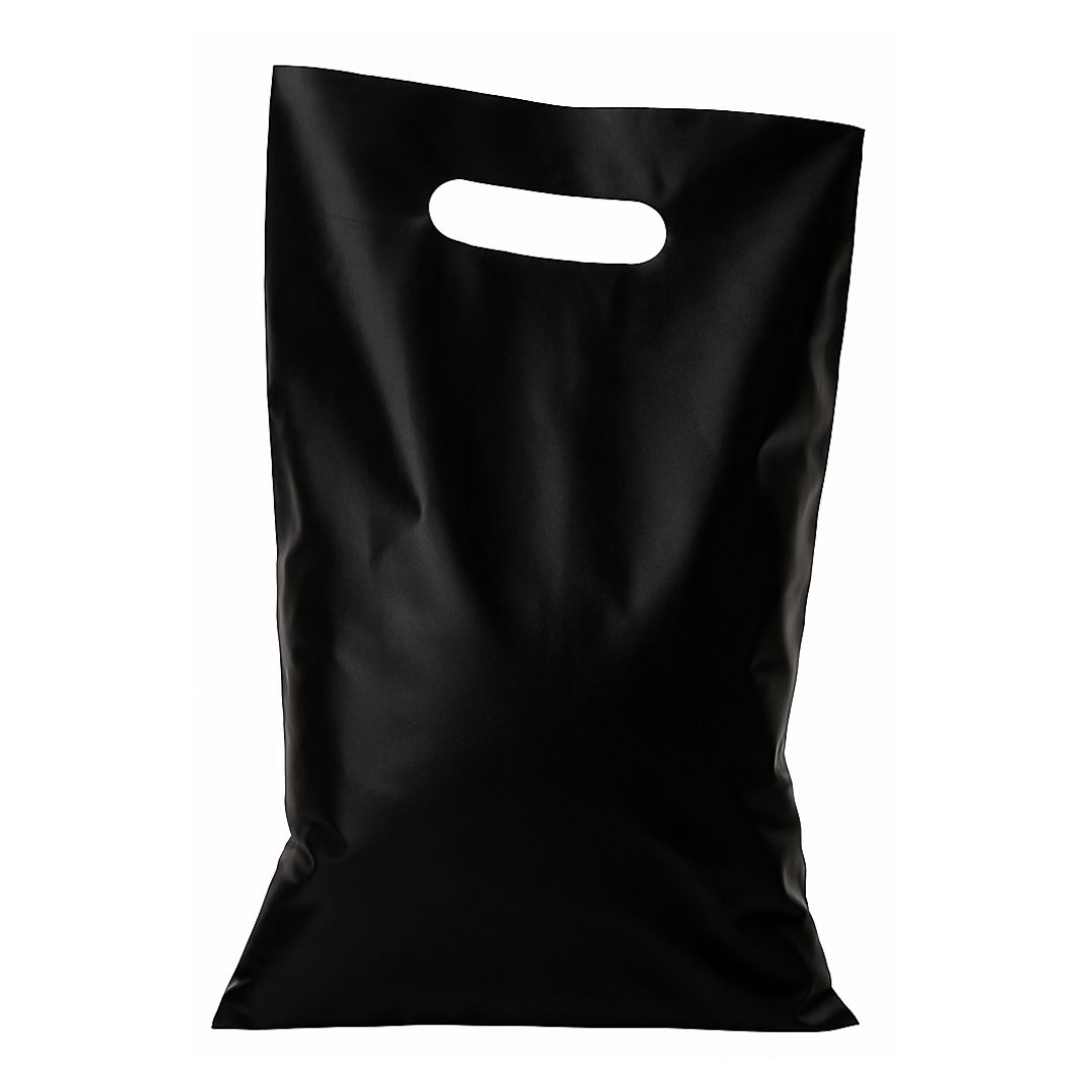 BOLSAS RIÑON LISAS TERLIZZI 35*45CM NEGRA REFORZADAS (60MIC) PAQ.*50UNID