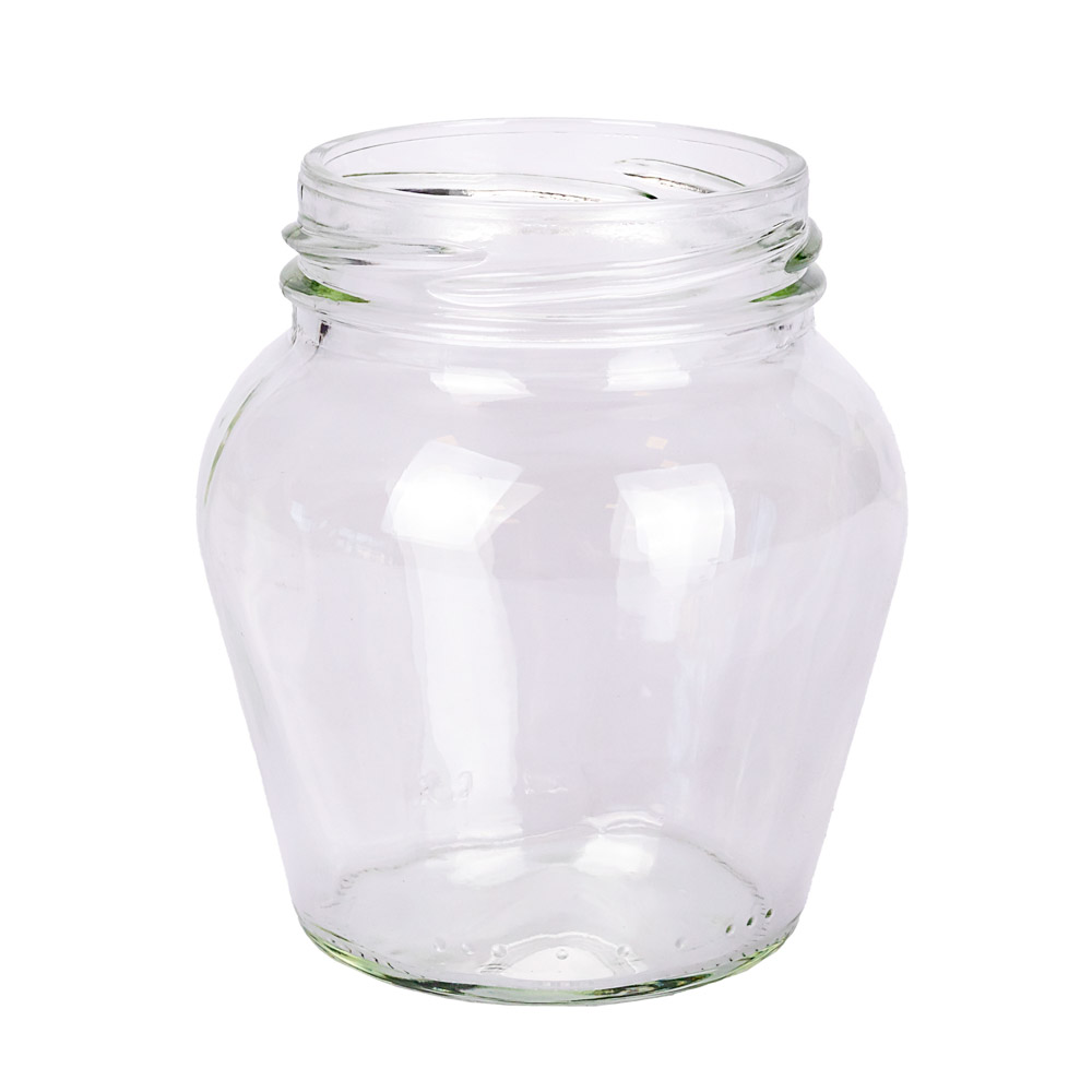 FRASCO VIDRIO CRISTAL.360CC ALMENDRA (TAPA 63MM) SIN TAPA PACK *20UNID