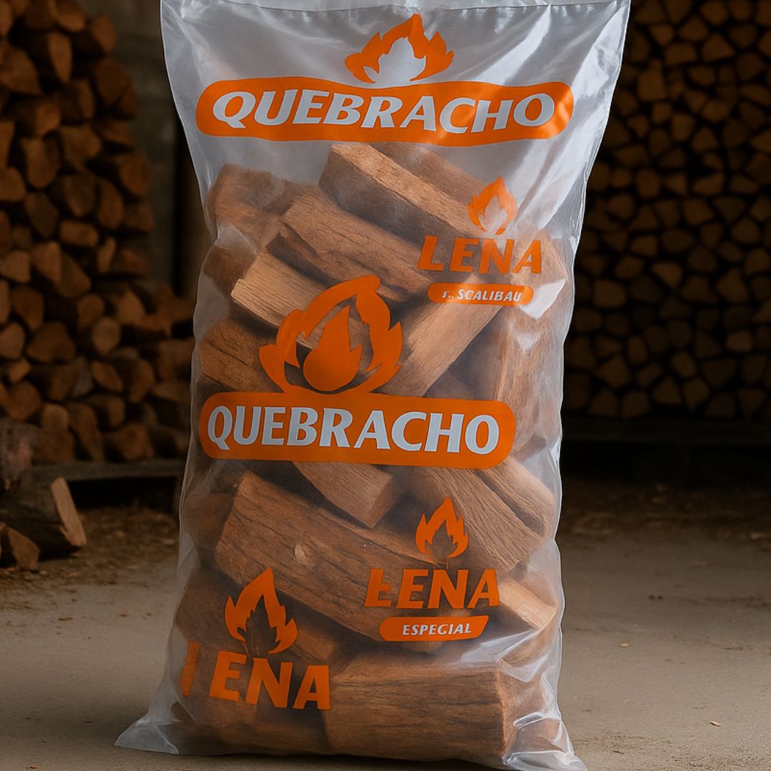 BOLSAS LEÑA FERNANDEZ (PE CRISTAL - 70MIC - 35X65) QUEBRACHO 7KG *100UNID